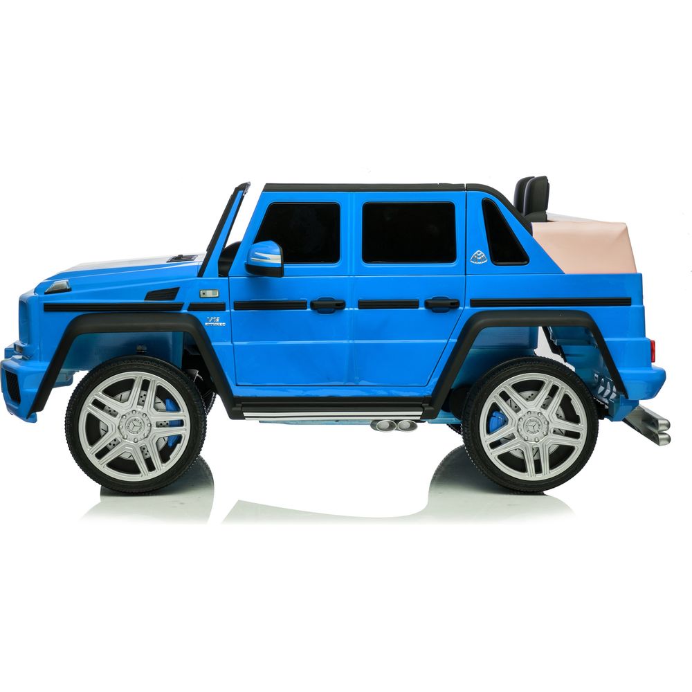  Freddo -  12V Mercedes Maybach G650 Landaulet 1-Seater Ride-On Car - Blue -  Outdoor