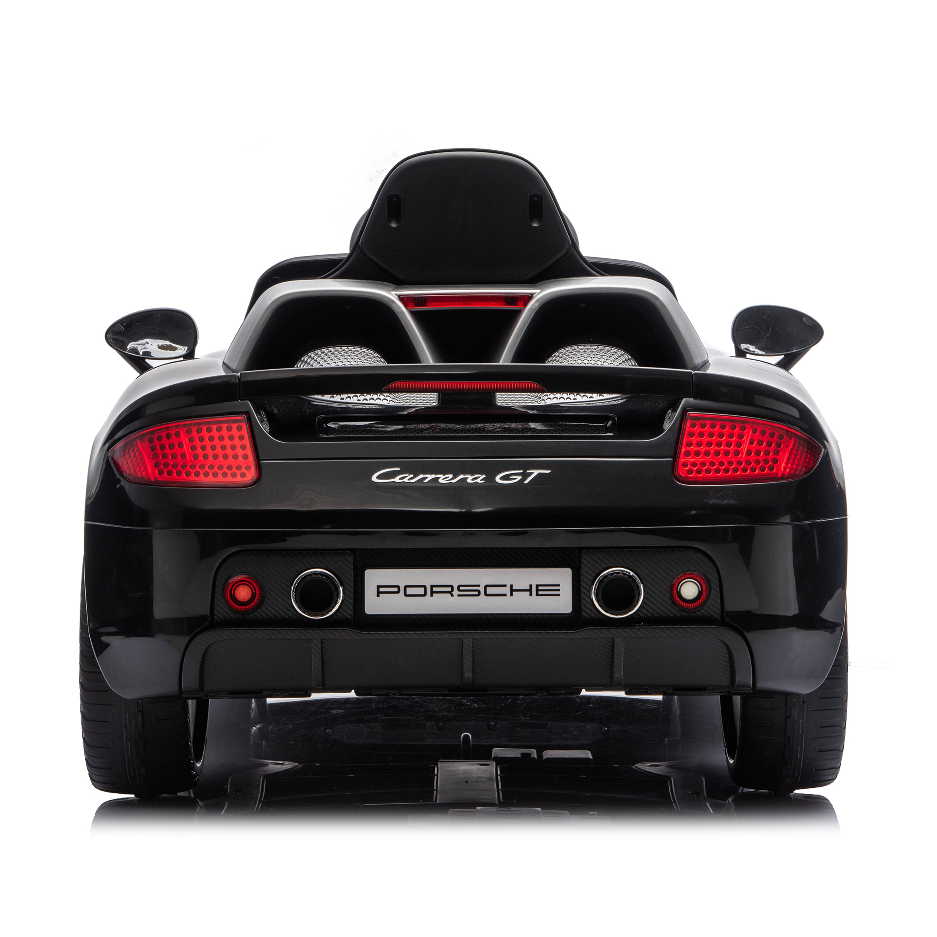  Freddo -  12V Porsche Carrera GT 1 Seater Ride On Car - Black -  Outdoor