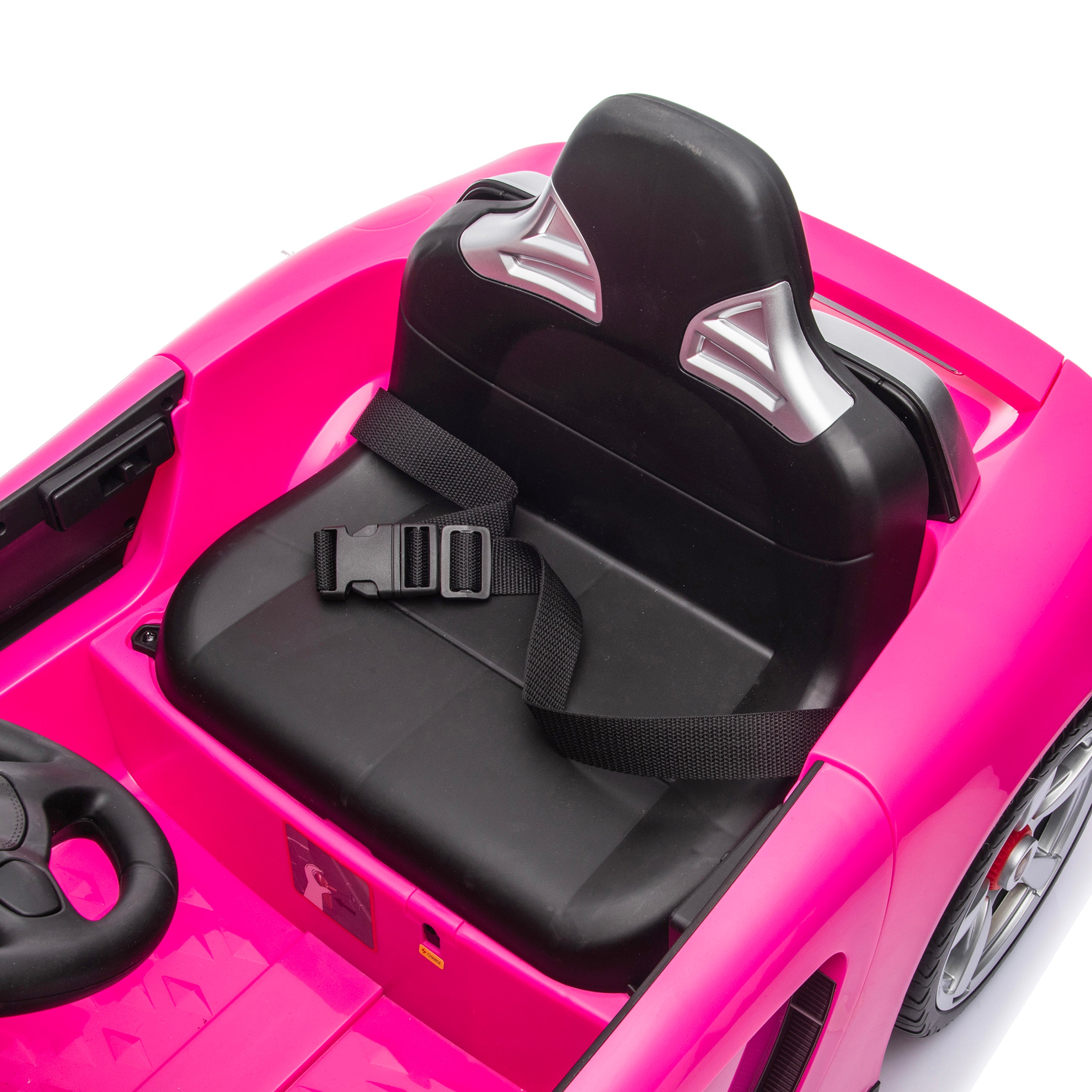  Freddo -  12V Porsche Carrera GT 1 Seater Ride On Car - Pink -  Outdoor