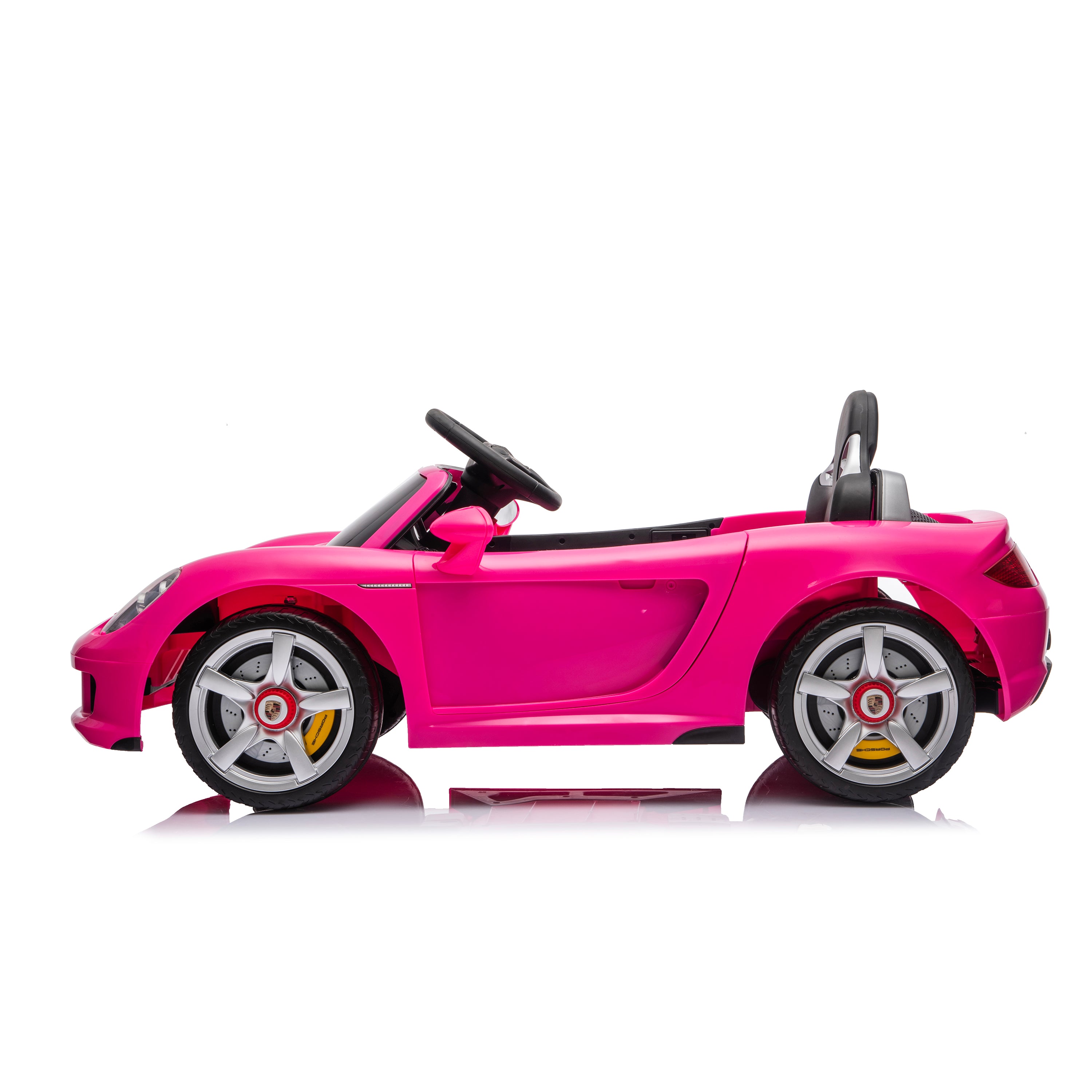  Freddo -  12V Porsche Carrera GT 1 Seater Ride On Car - Pink -  Outdoor