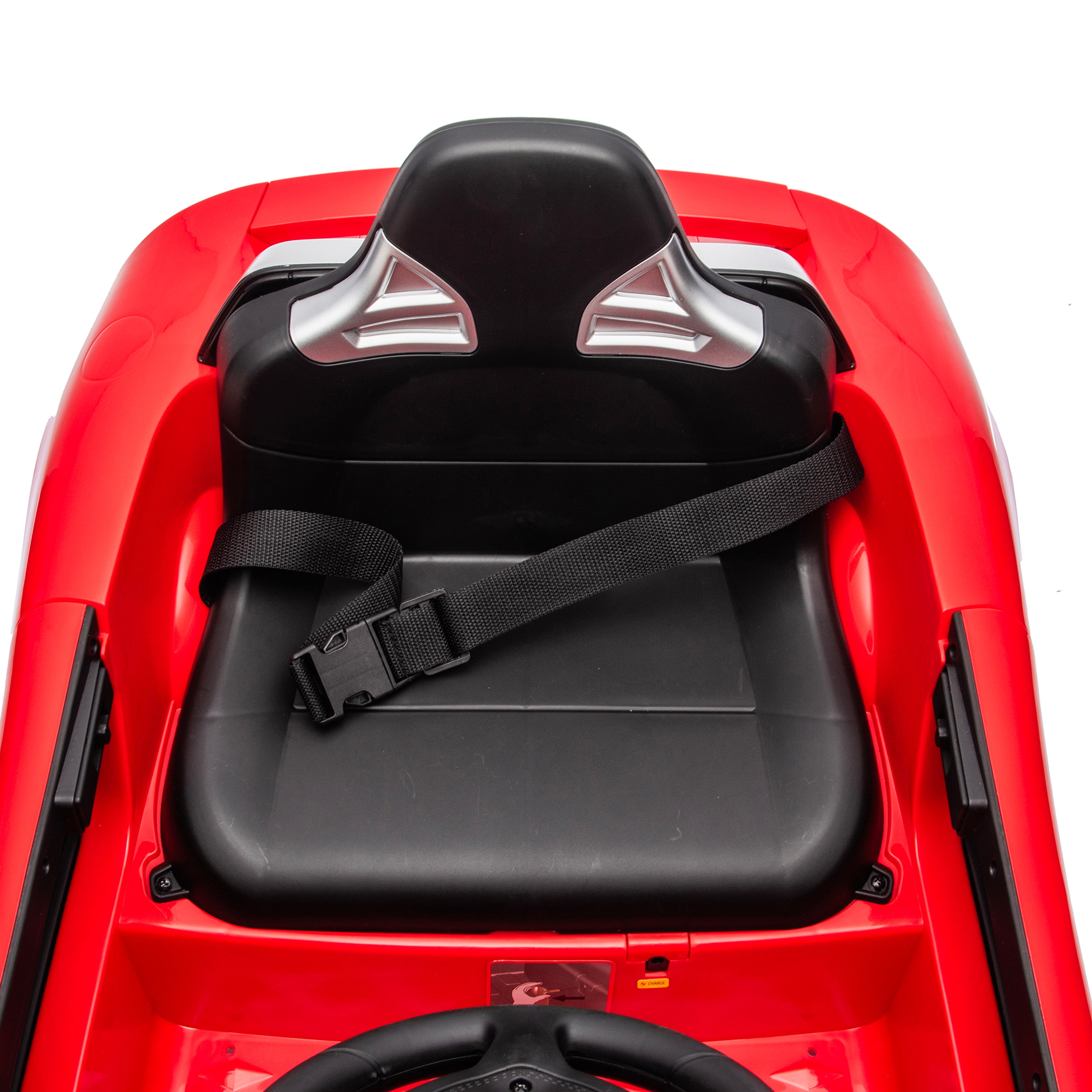  Freddo -  12V Porsche Carrera GT 1 Seater Ride On Car - Red -  Outdoor