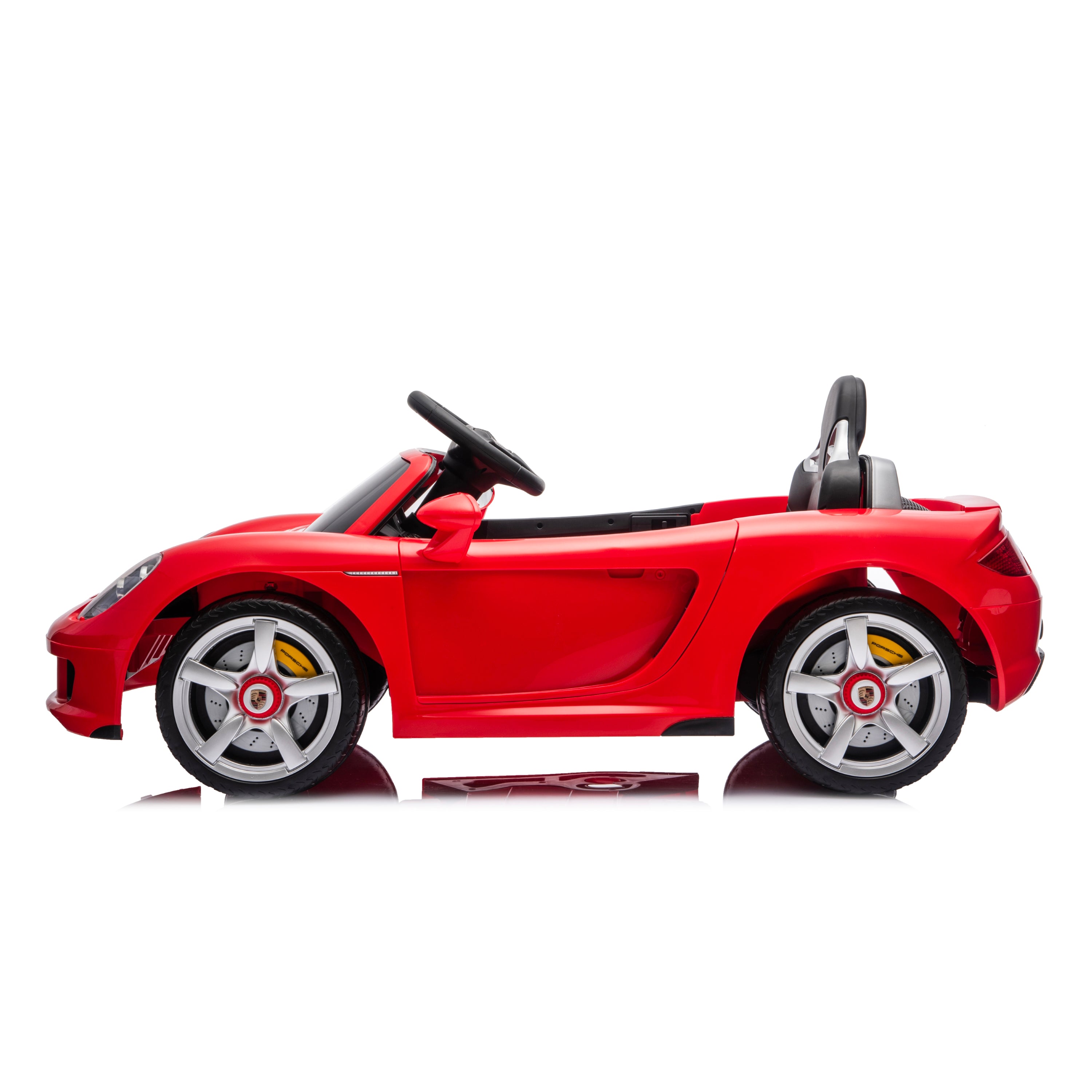  Freddo -  12V Porsche Carrera GT 1 Seater Ride On Car - Red -  Outdoor