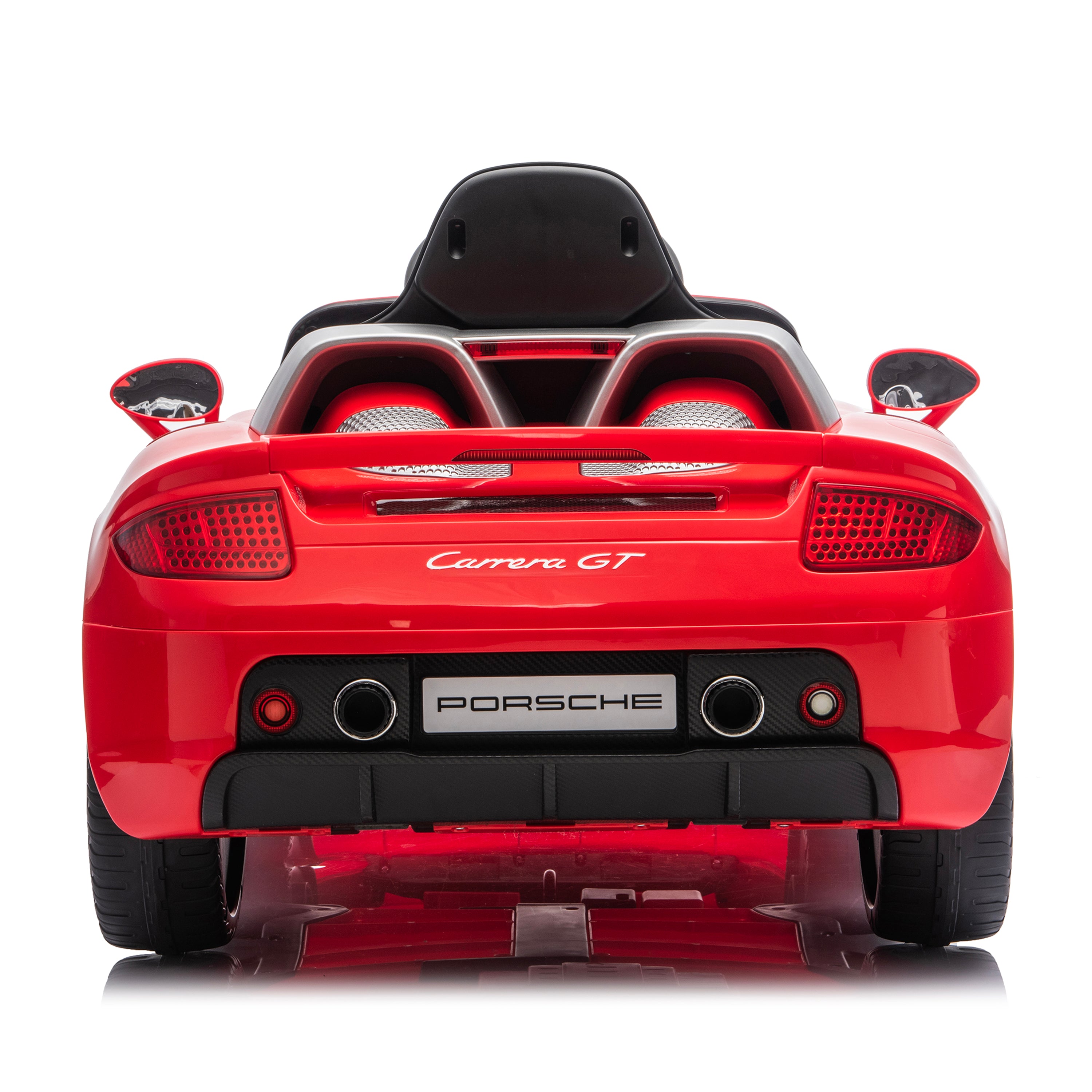  Freddo -  12V Porsche Carrera GT 1 Seater Ride On Car - Red -  Outdoor