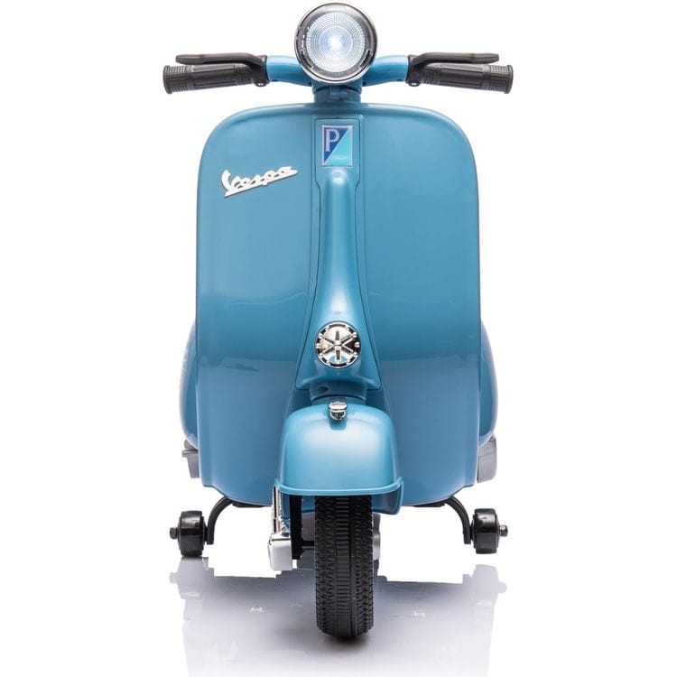  Freddo -  12V Vespa Electric Ride-On Scooter - Blue -  Outdoor