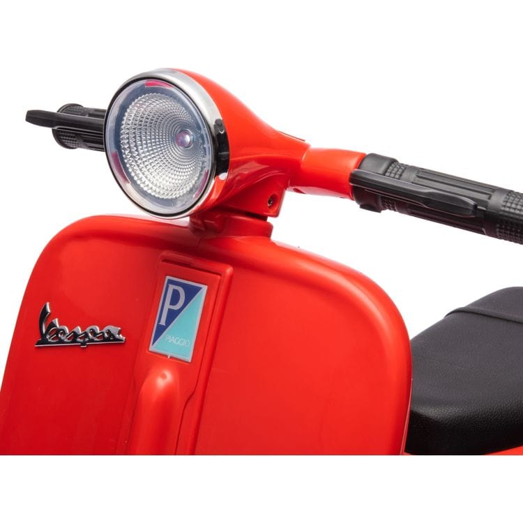  Freddo -  12V Vespa Electric Ride-On Scooter - Red -  Outdoor