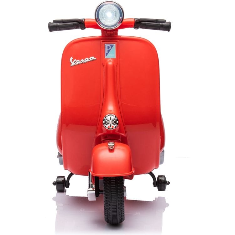  Freddo -  12V Vespa Electric Ride-On Scooter - Red -  Outdoor