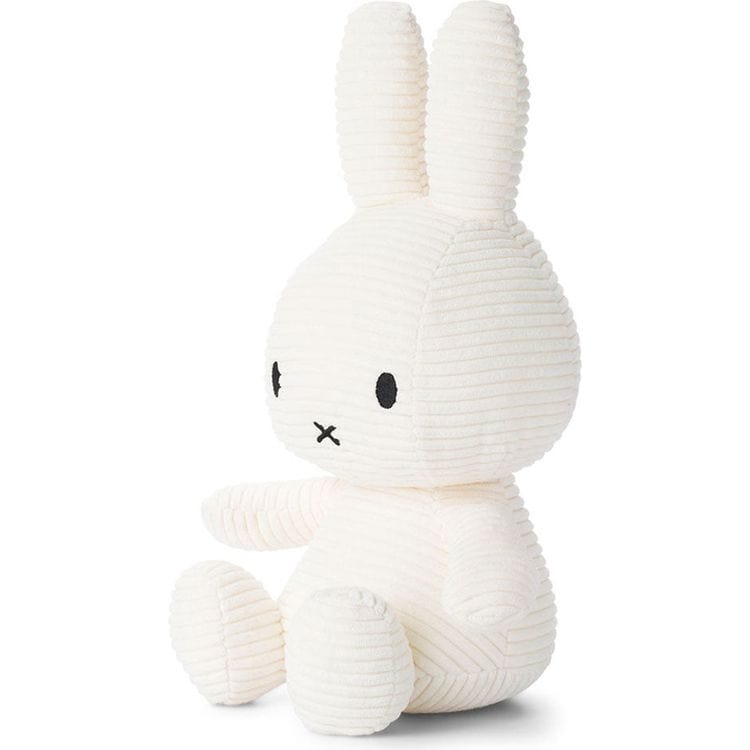  Bon Ton Toys -  13" Miffy ECO Corduroy Plush - Off-White -  Plush