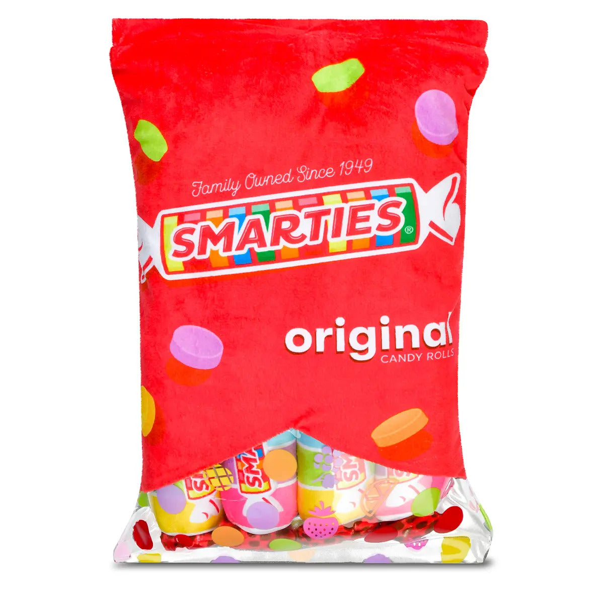 iscream -  14" Smarties Bag Packaging Plush -  FAO Schweetz