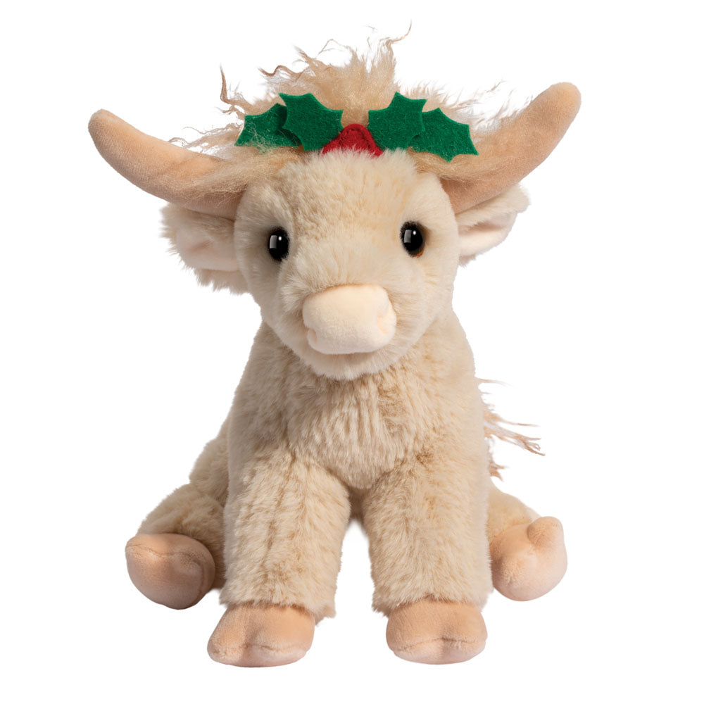 Laddie Highland Cow Holiday Soft Plush - Mini