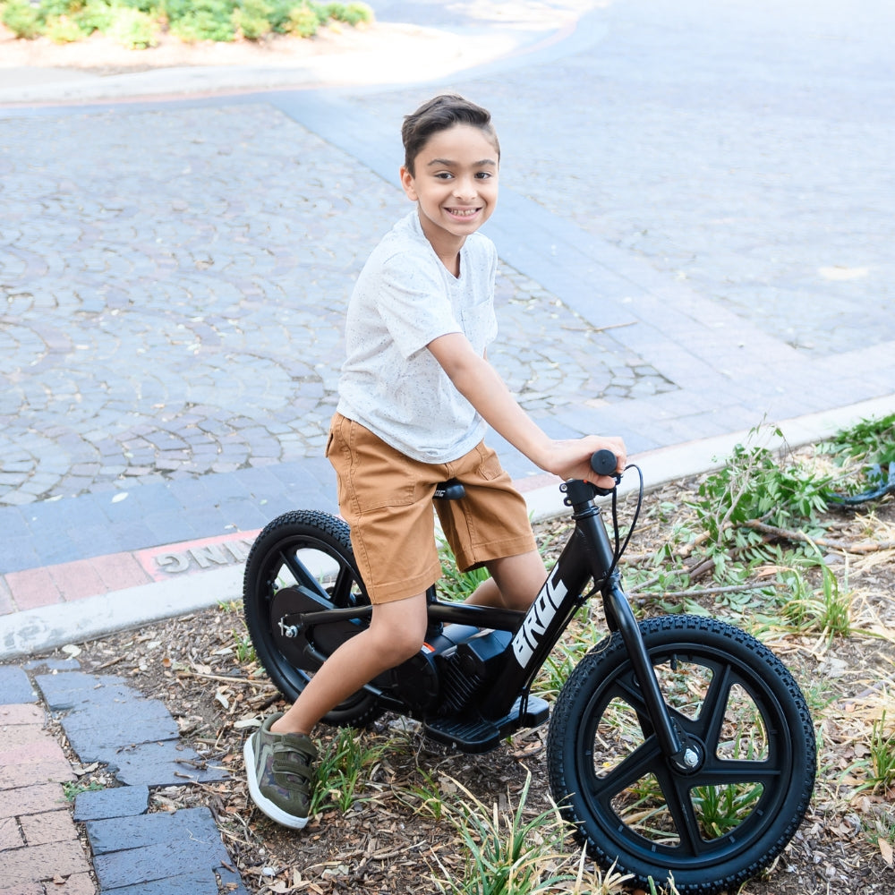  Best Ride on Cars -  16" Electric Bike - Black -  Outdoor