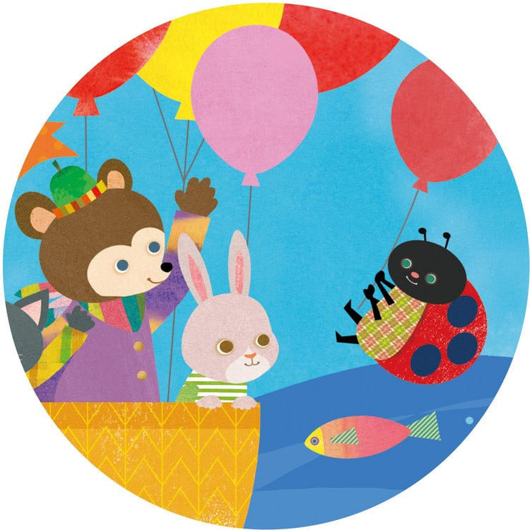  Djeco -  16-Piece Hot Air Balloon Jigsaw Puzzle -  Puzzles