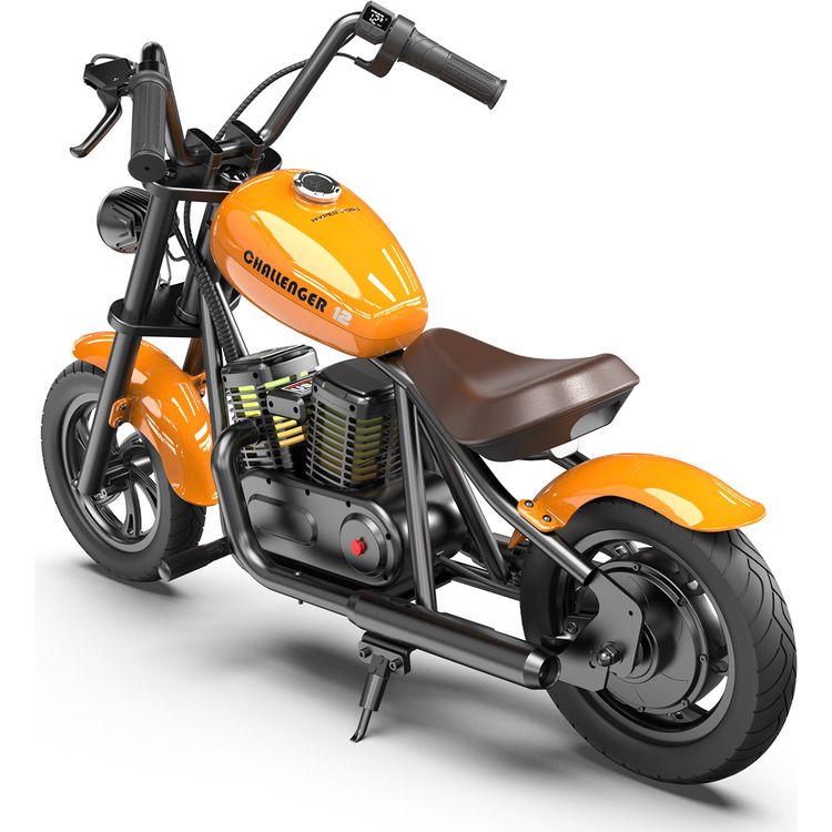 Hyper Gogo Challenger 12 Plus Kids Motorcycle - Orange
