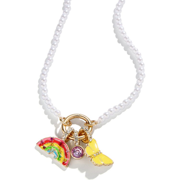 Kid's Rainbow Charm Necklace