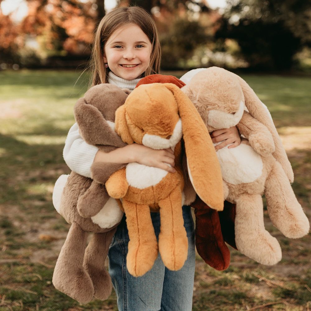  Bunnies By The Bay -  20" Big Floppy Nibble Bunny - Almond Joy -  Plush