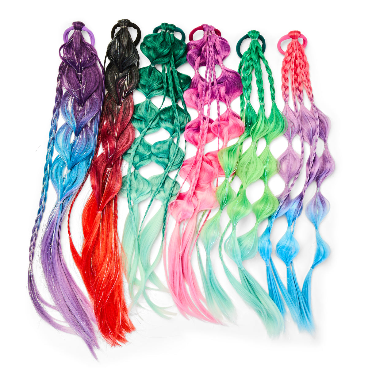 FAO Schwarz -  20” Wrap Ponytail Hair Extension – Teal Gem -  Fashion Activity and Roleplay