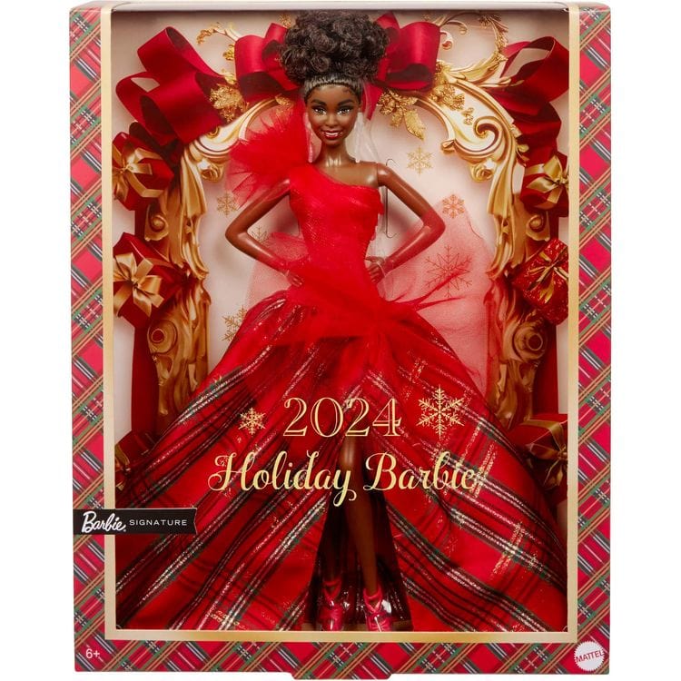 2024 Barbie Holiday Doll - Black Hair | Barbie 2024 Barbie Holiday Doll - Black Hair | Barbie