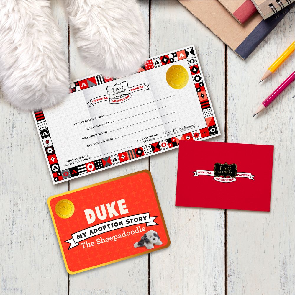 22” Adopt-A-Pets Plush Sheepadoodle