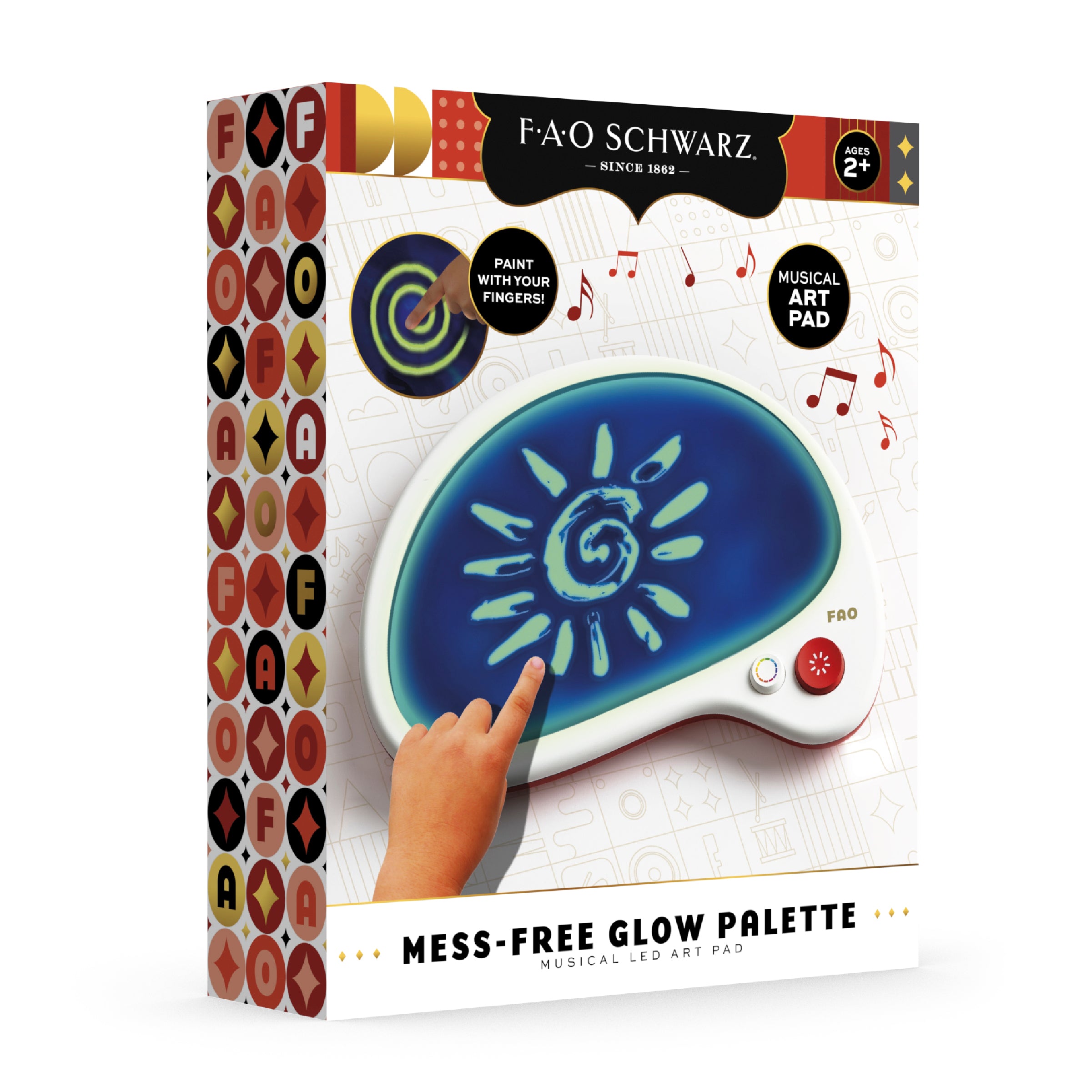 Mess-Free Glow Palette Musical LED Art Pad