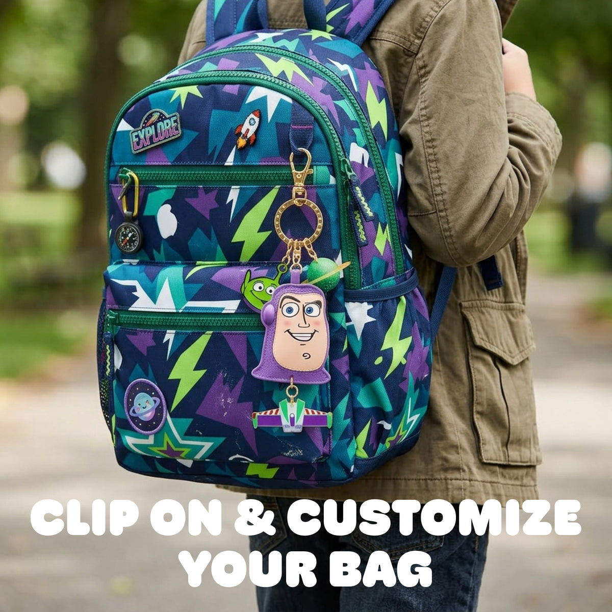 Pixar Buzz Lightyear Bag Charm