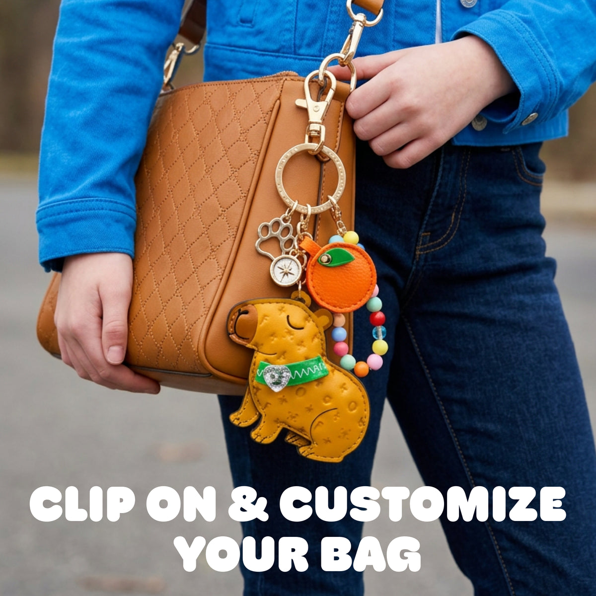 Capybara Bag Charm