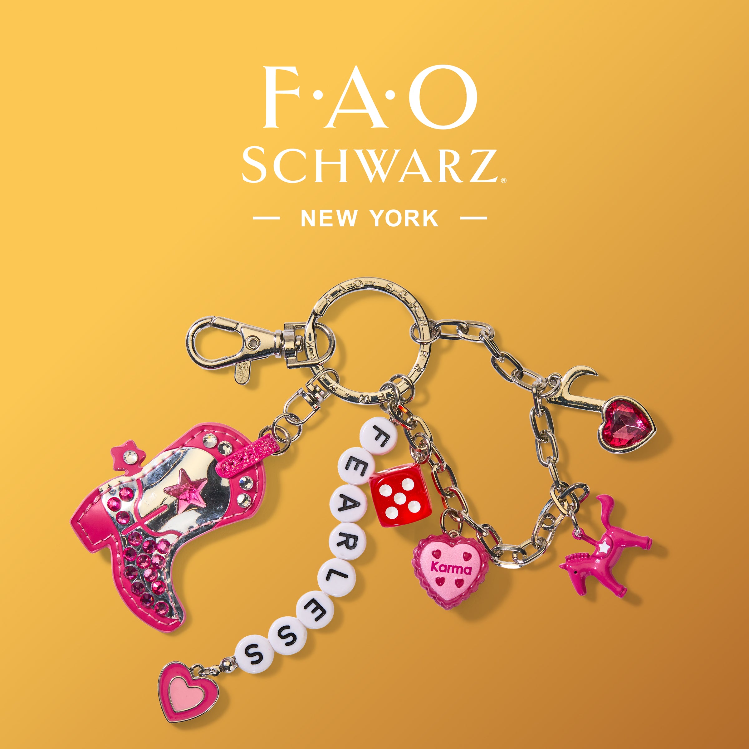 FAO Schwarz Rodeo Pop Star Charm Cluster