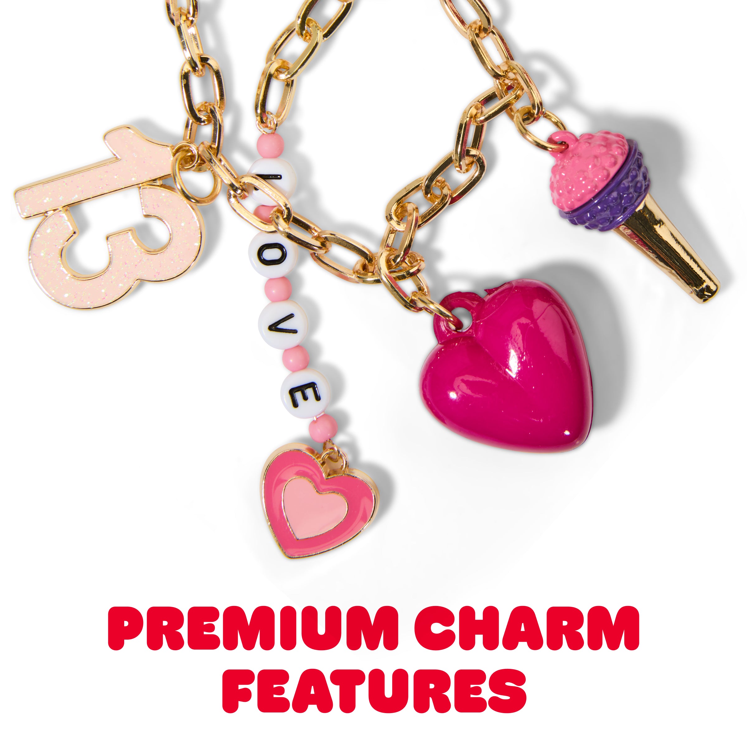 Sparkle Pop Star Charm Cluster