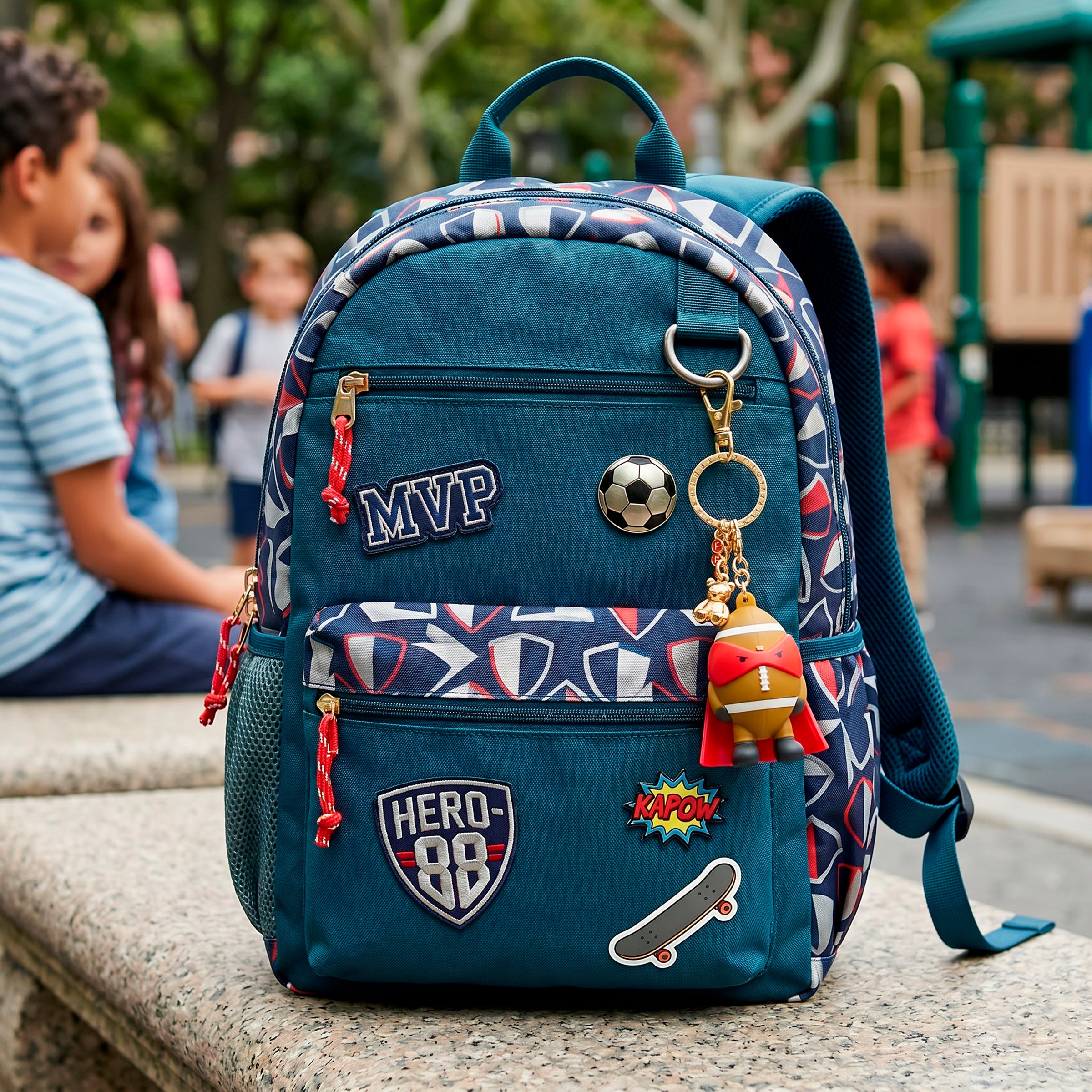 Heroes of the Game Football Bag Charm