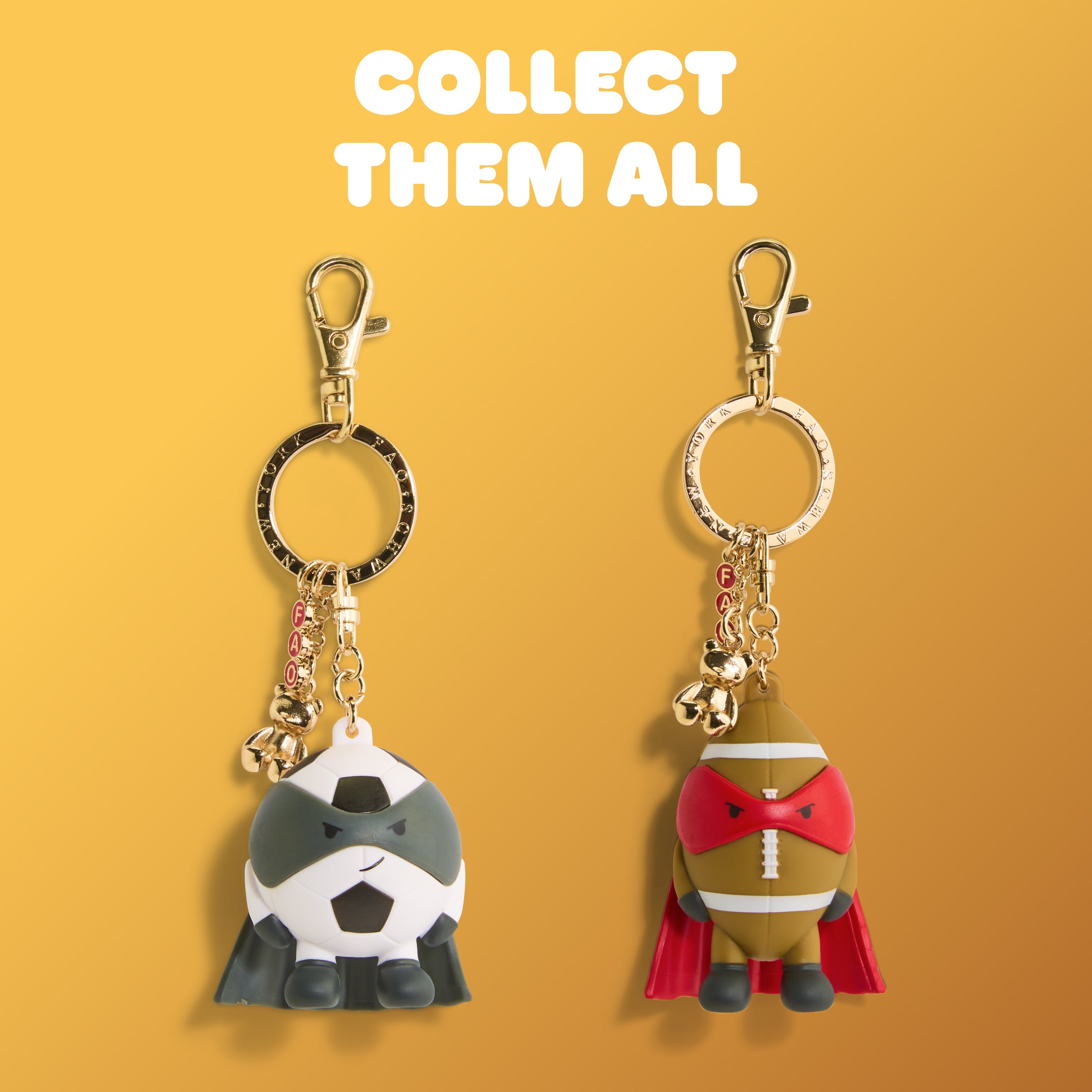 Heroes of the Game Soccer Ball Bag Charm
