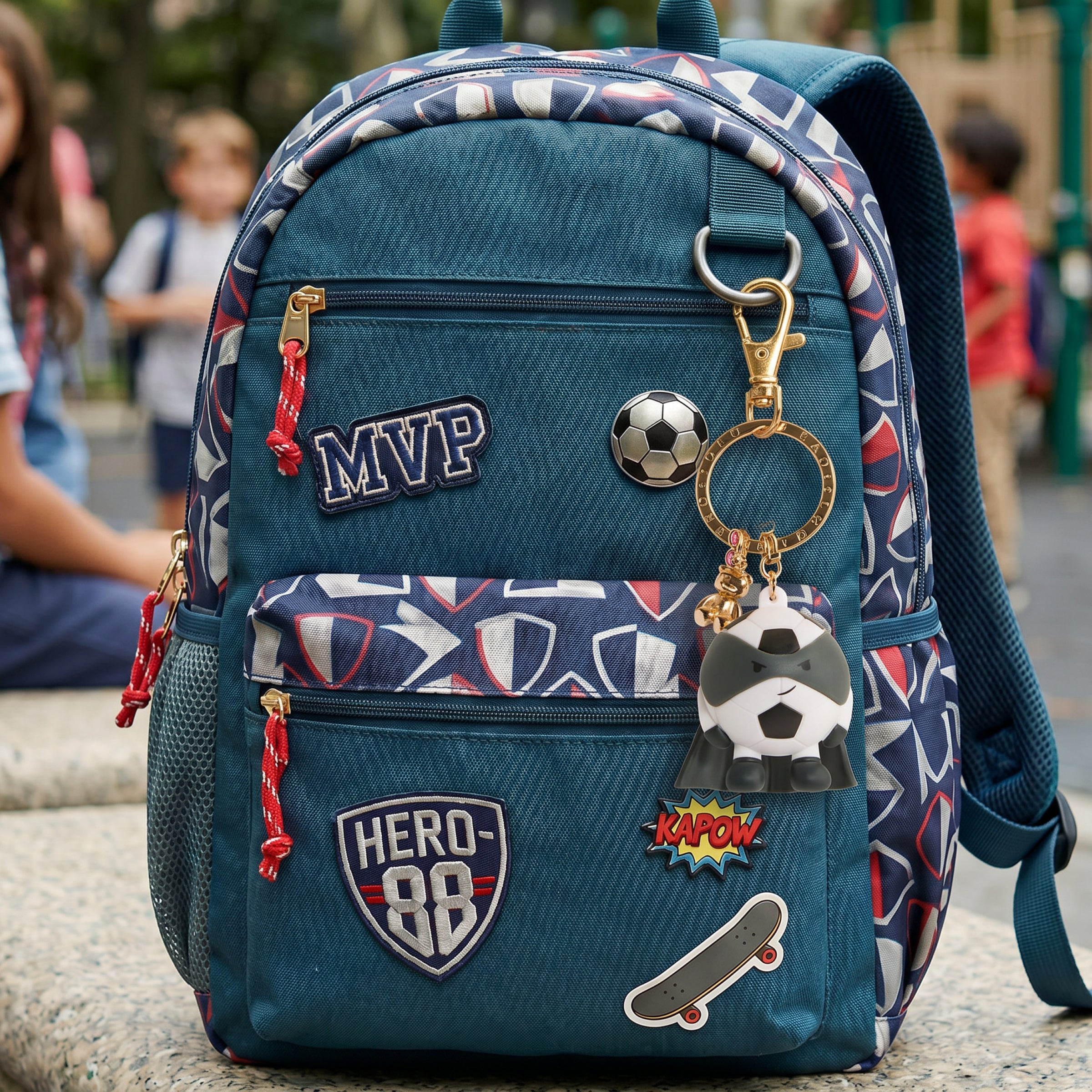 Heroes of the Game Soccer Ball Bag Charm