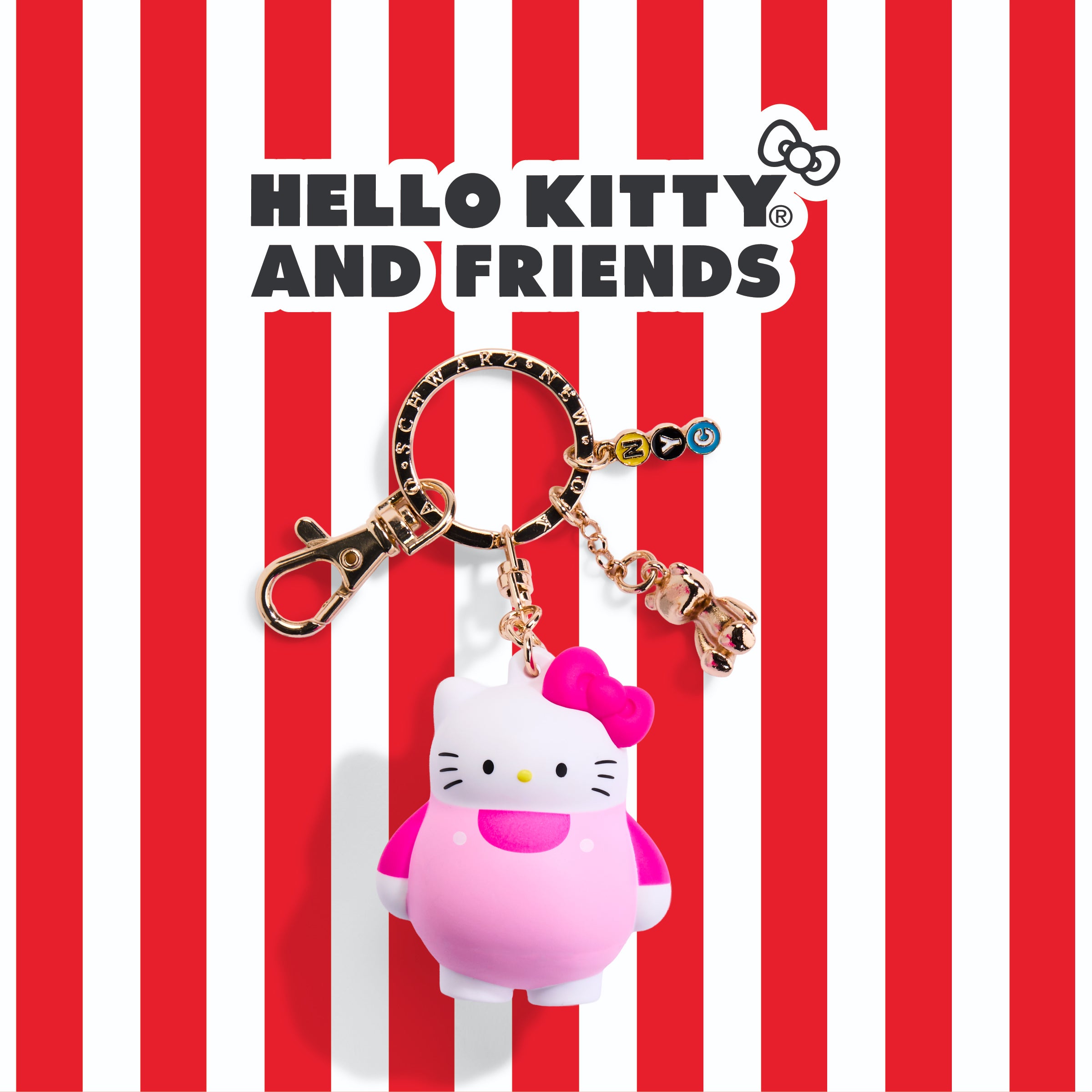 Sanrio Hello Kitty Vinyl Blob Bag Charm