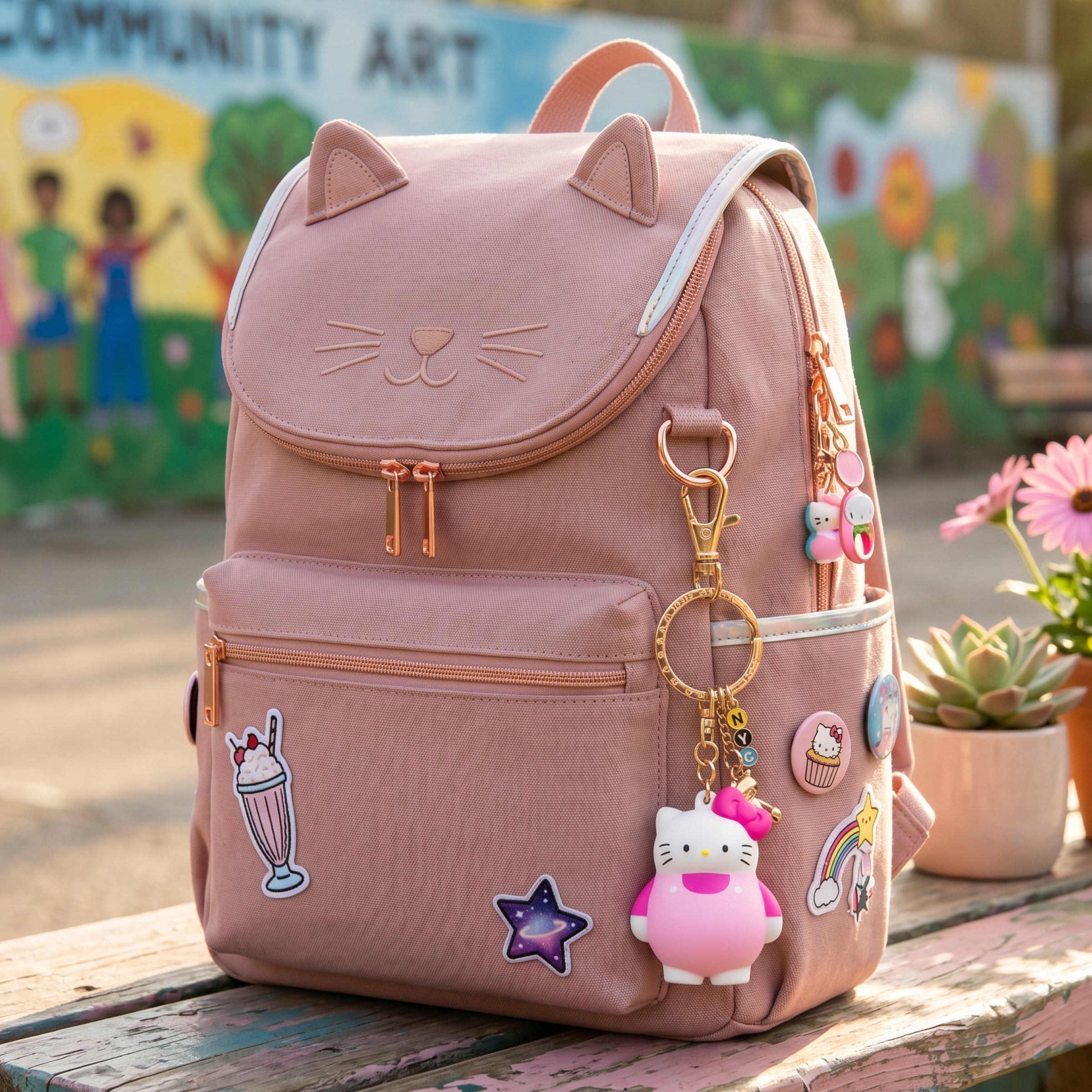 Sanrio Hello Kitty Vinyl Blob Bag Charm