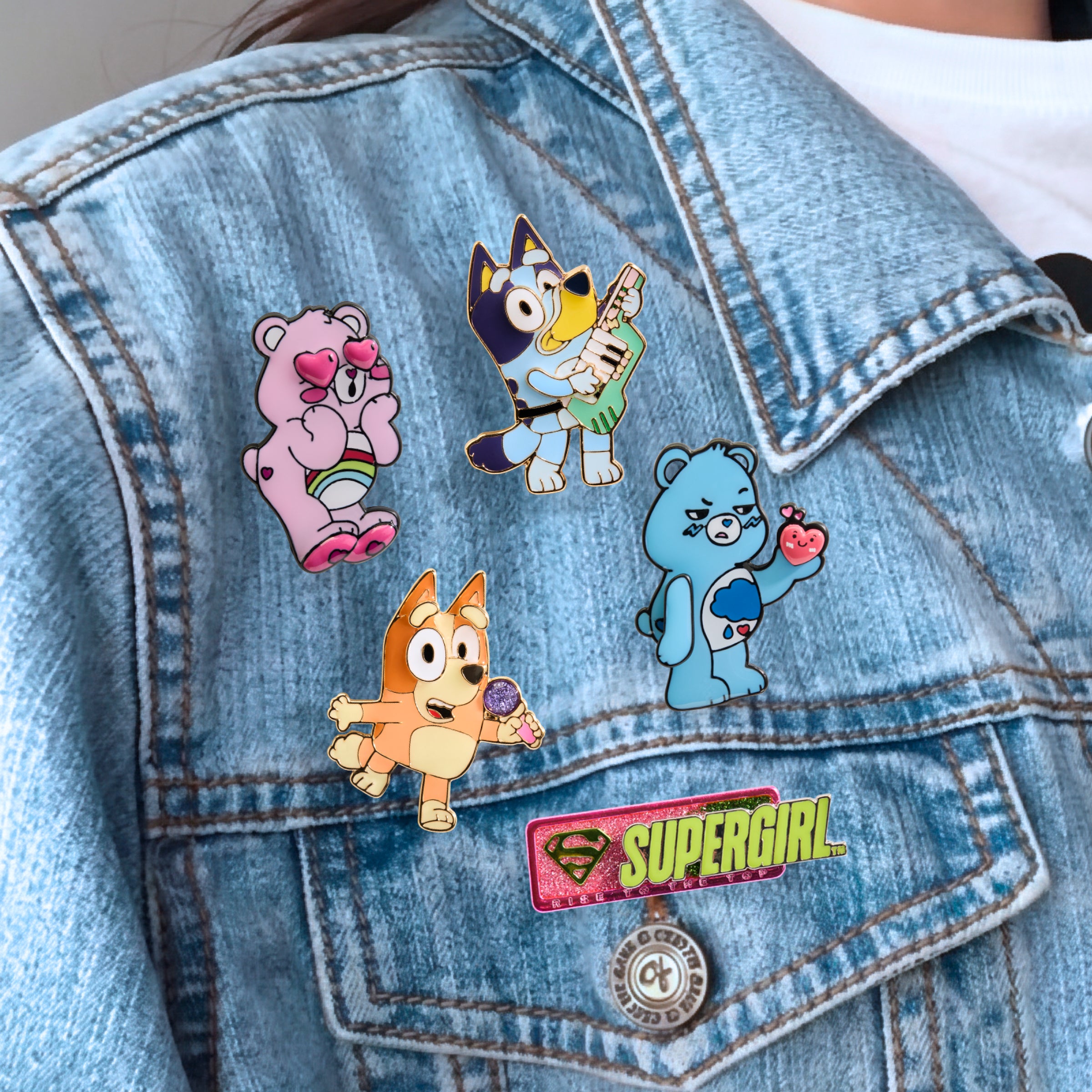 FAO Schwarz x Care Bears Cheer Bear Enamel Pin