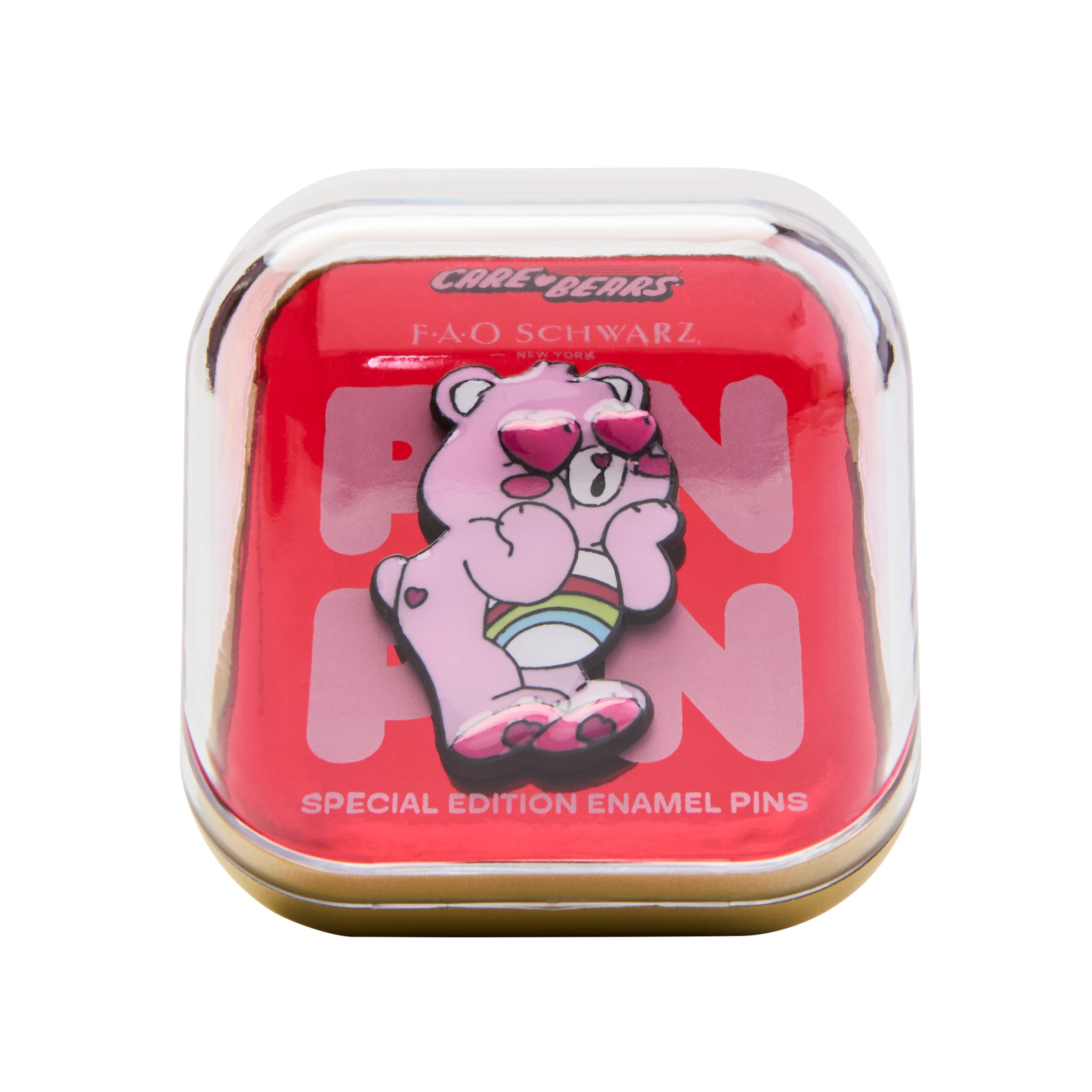 FAO Schwarz x Care Bears Cheer Bear Enamel Pin