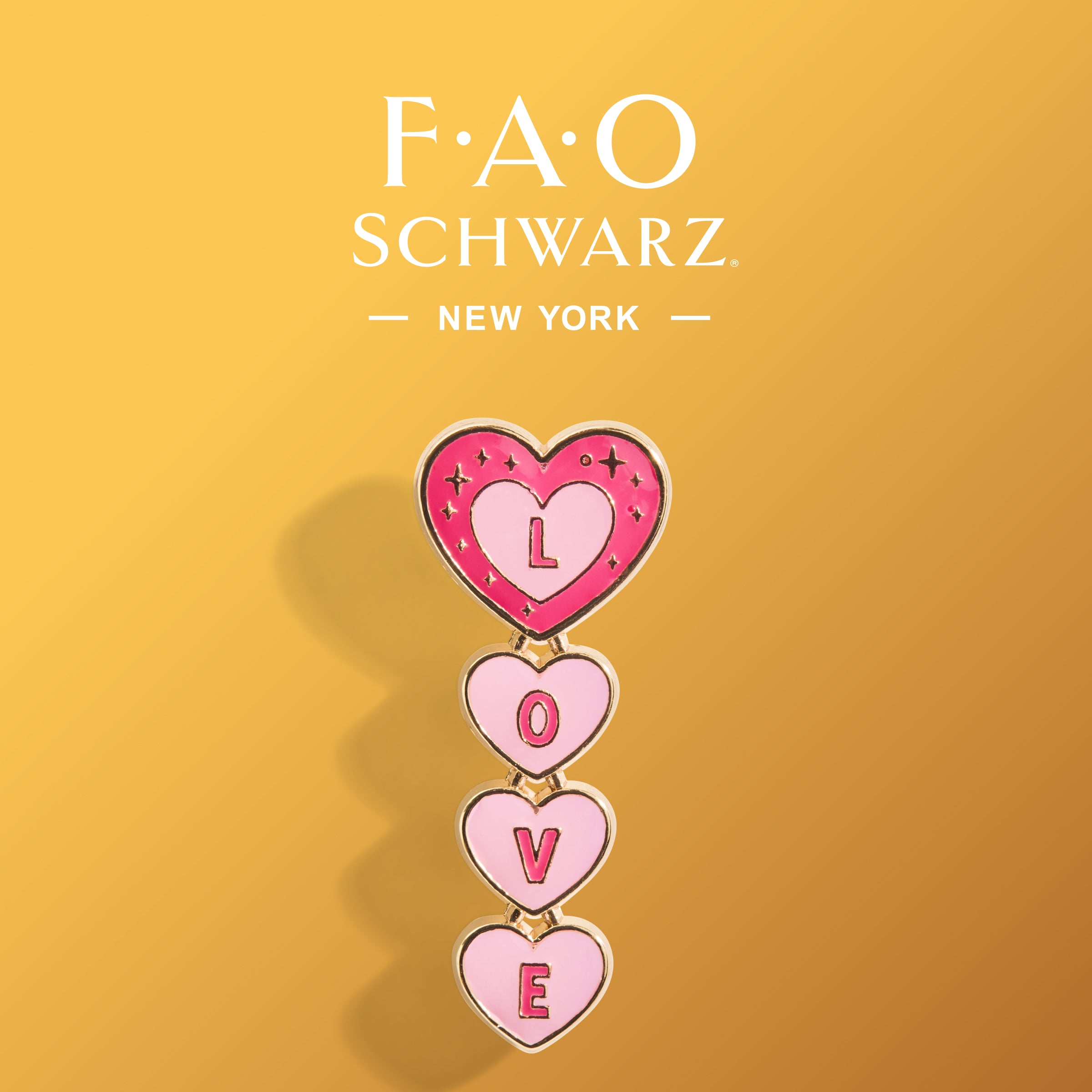 LOVE Stack Enamel Pin