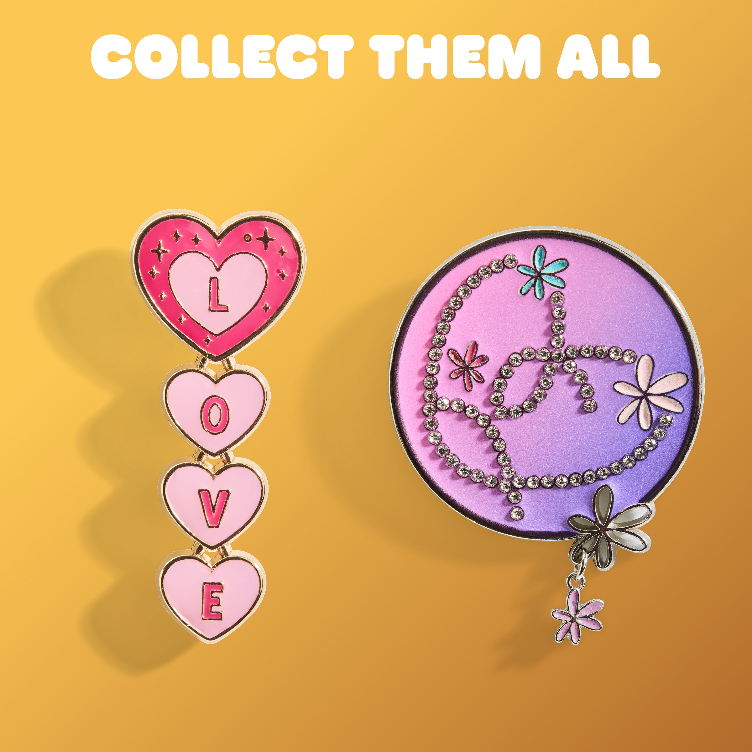 LOVE Stack Enamel Pin