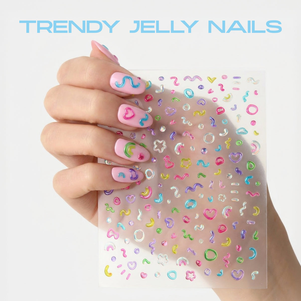 Nail Stickers Set - Jelly