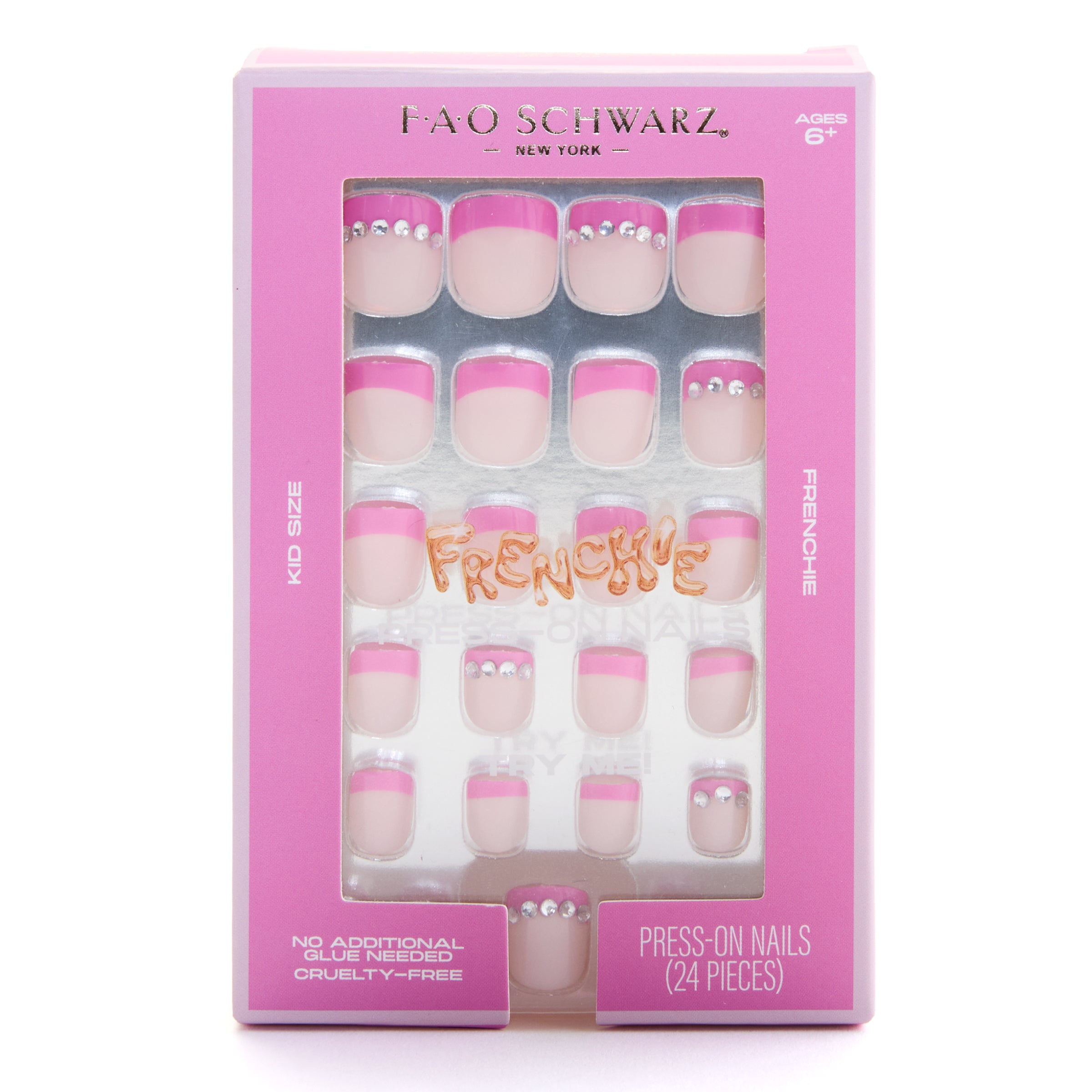 Press-On Nails 24 Piece - Frenchie