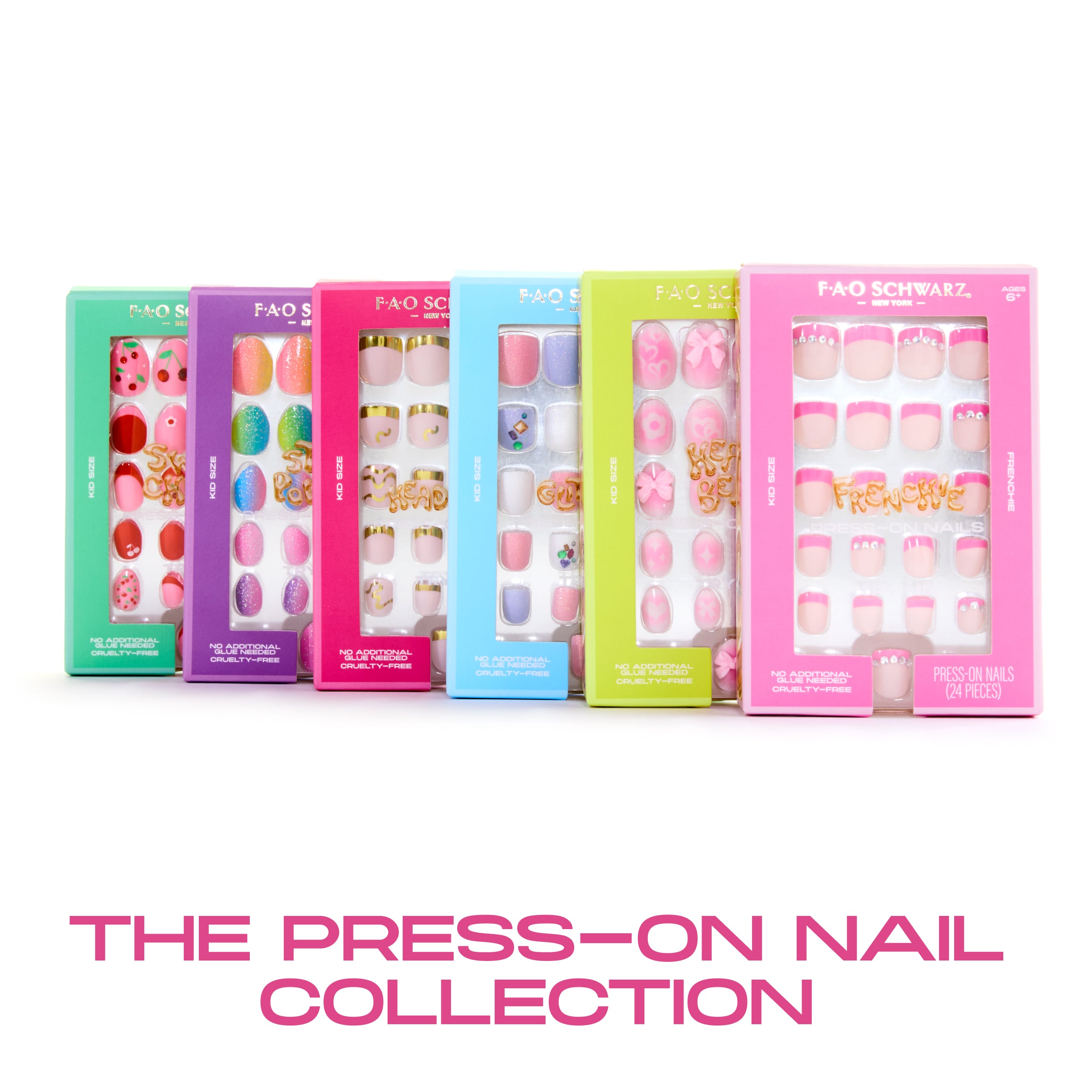 Press-On Nails 24 Piece - Frenchie