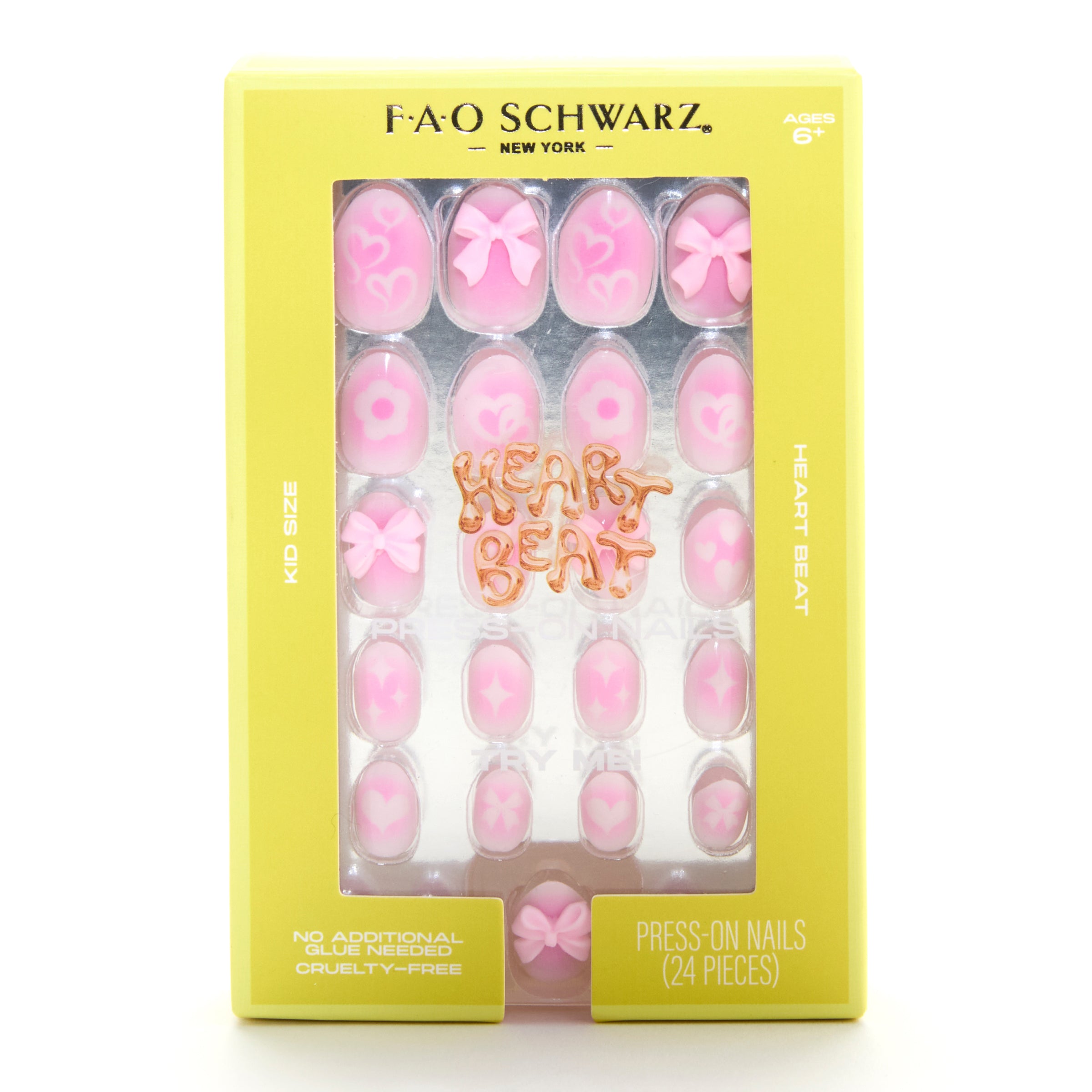 Press-On Nails 24 Piece – Heart Beat