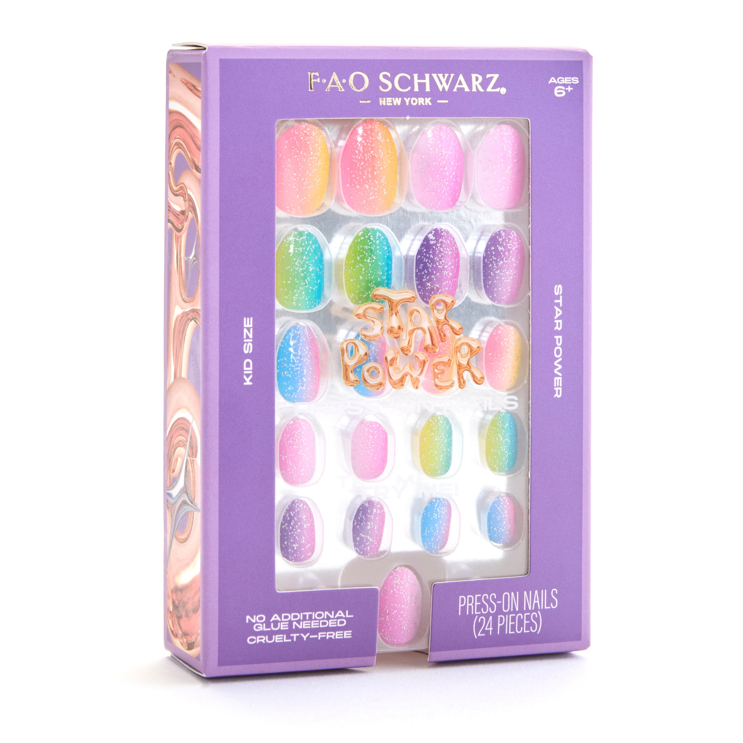 Press-On Nails 24 Piece – Star Power