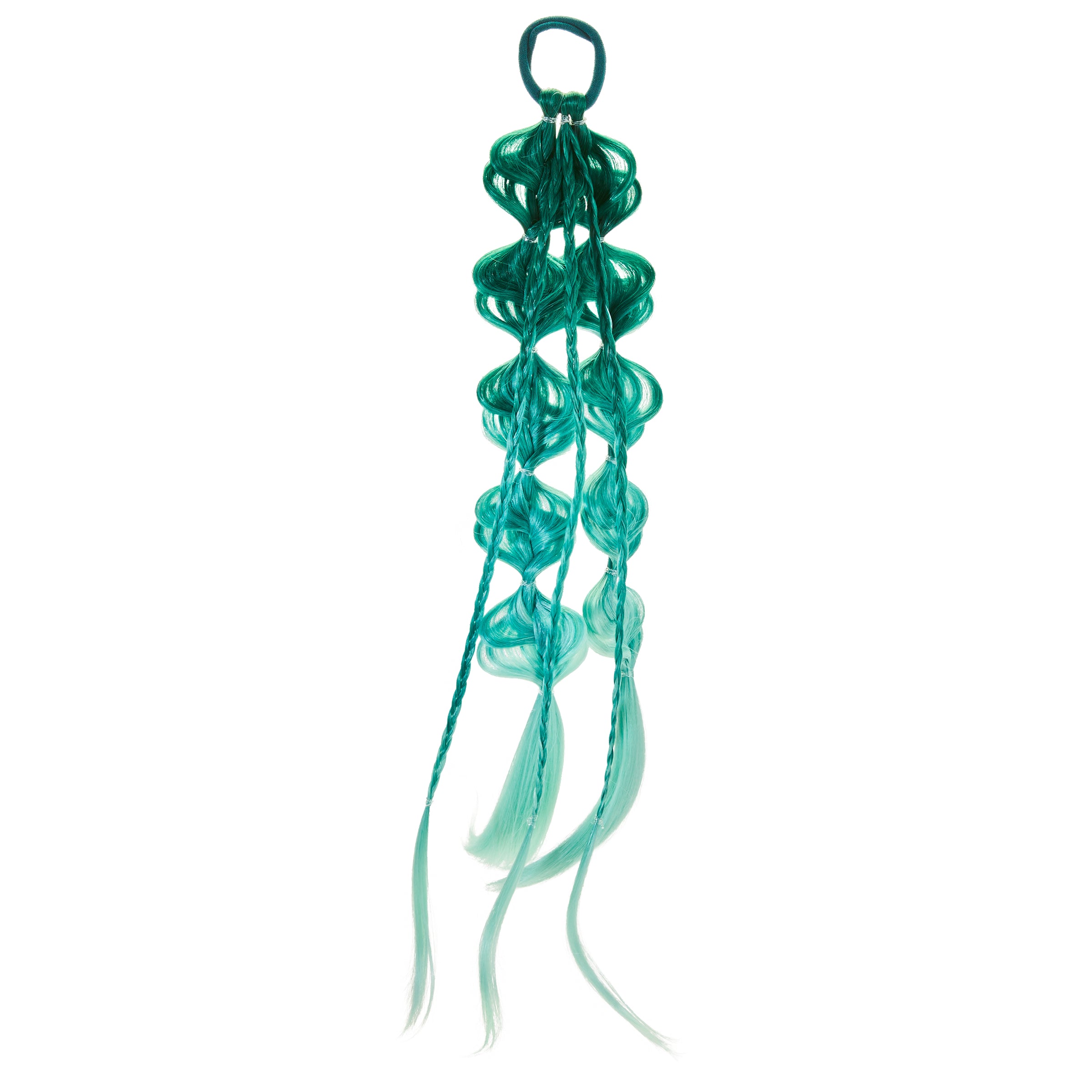 20” Wrap Ponytail Hair Extension – Teal Gem