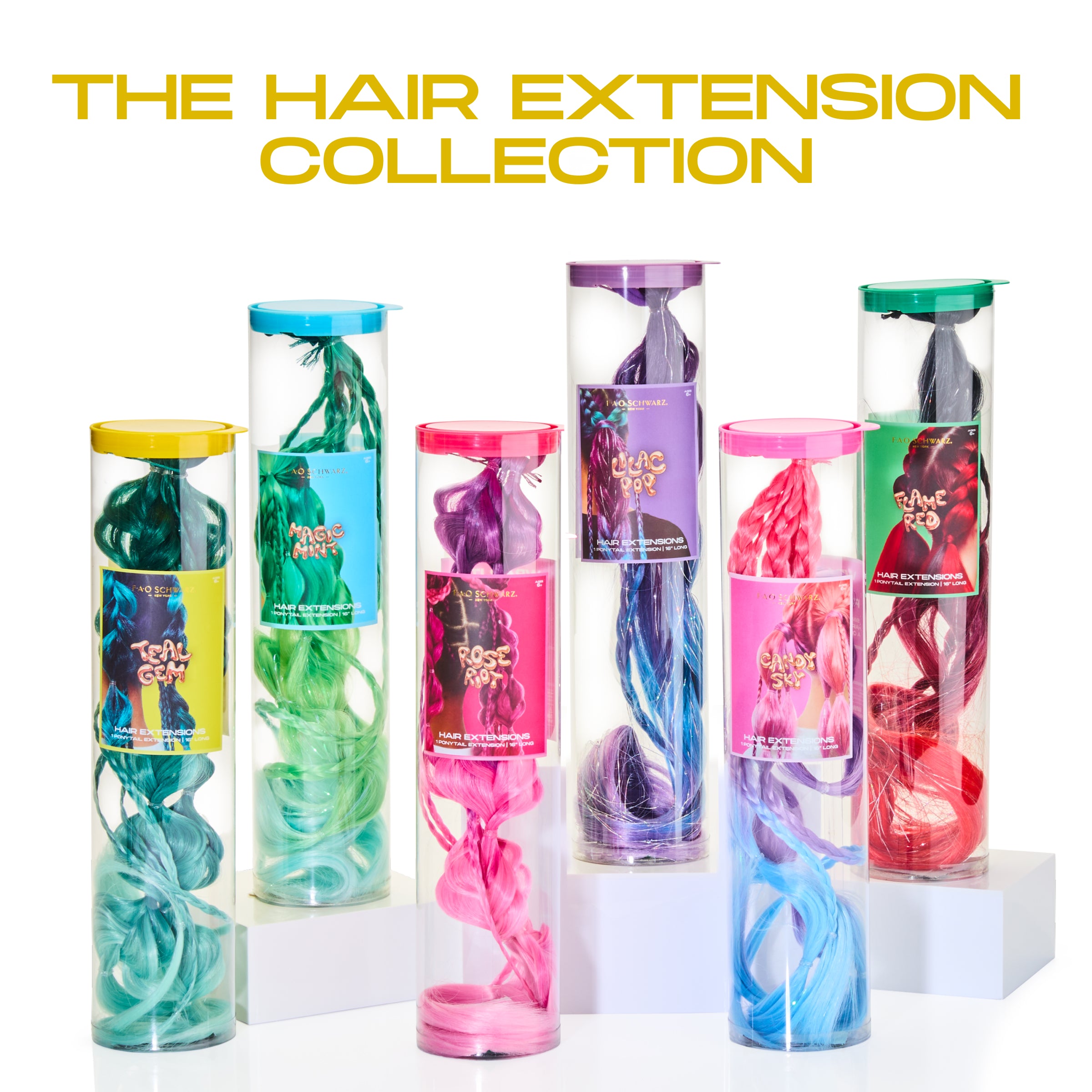 20” Wrap Ponytail Hair Extension – Teal Gem