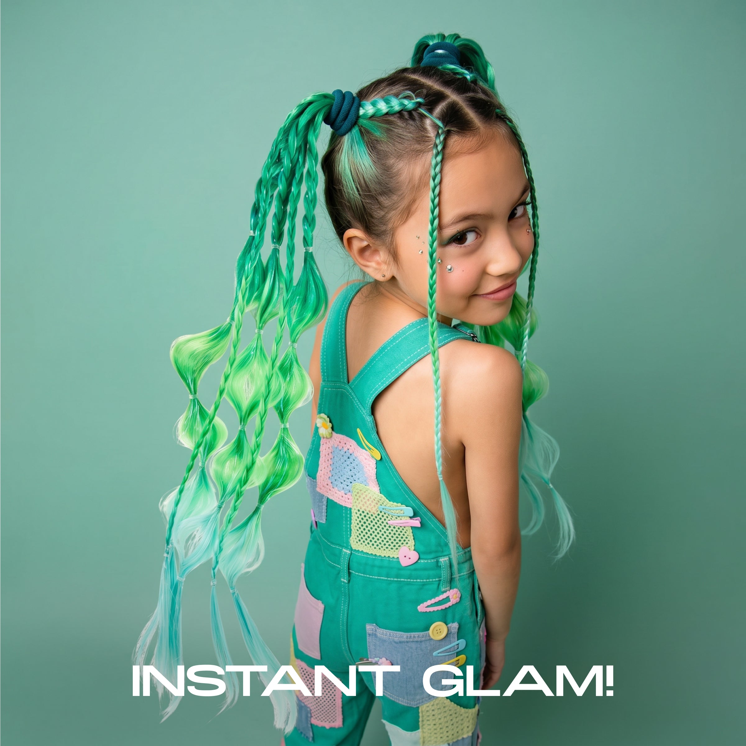20” Wrap Ponytail Hair Extension – Magic Mint