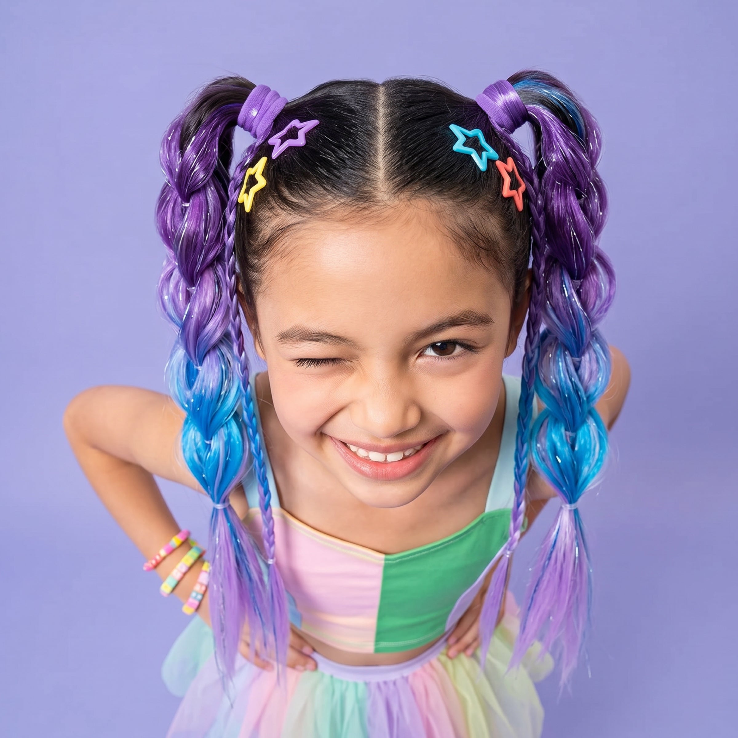 20” Wrap Ponytail Hair Extension – Lilac Pop