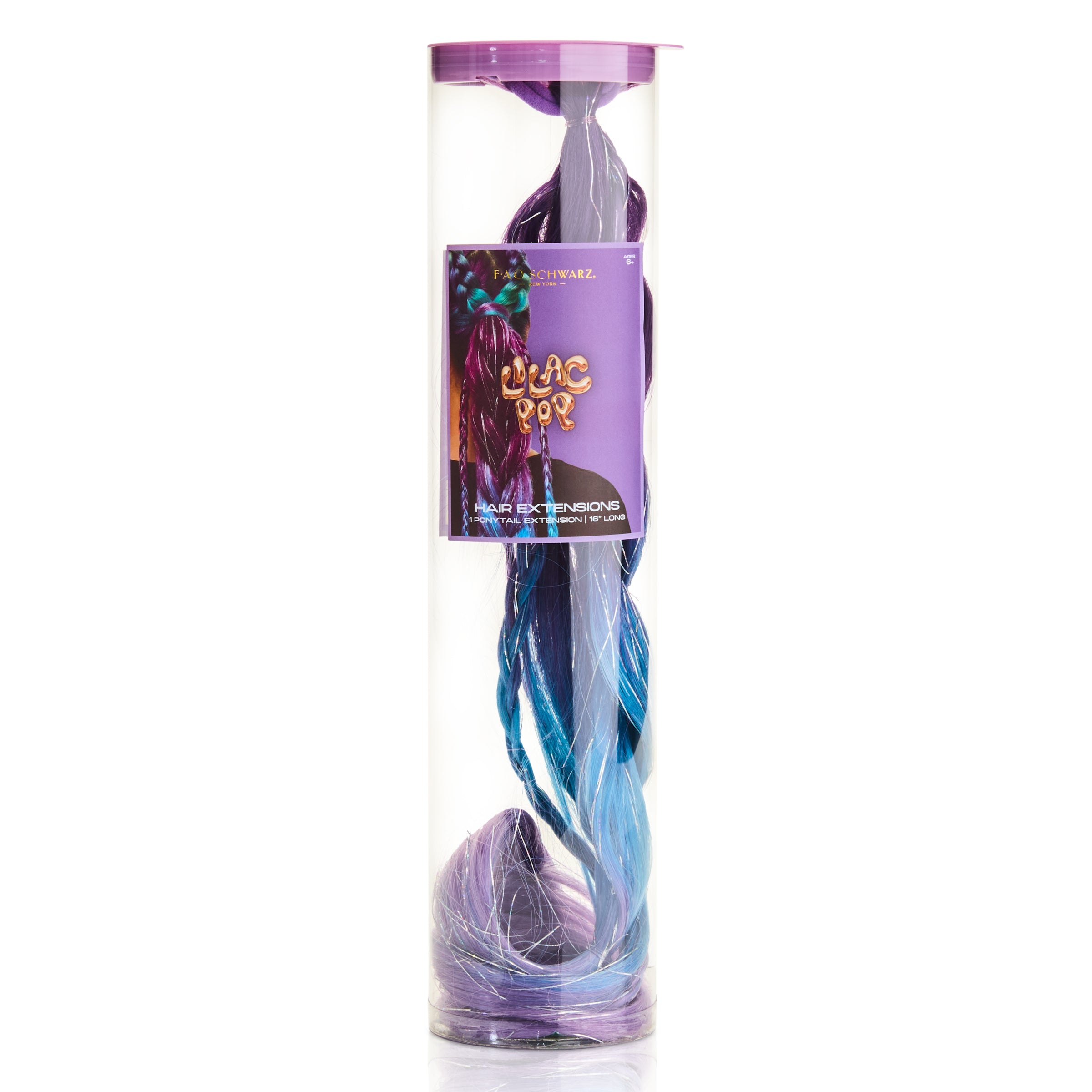 20” Wrap Ponytail Hair Extension – Lilac Pop