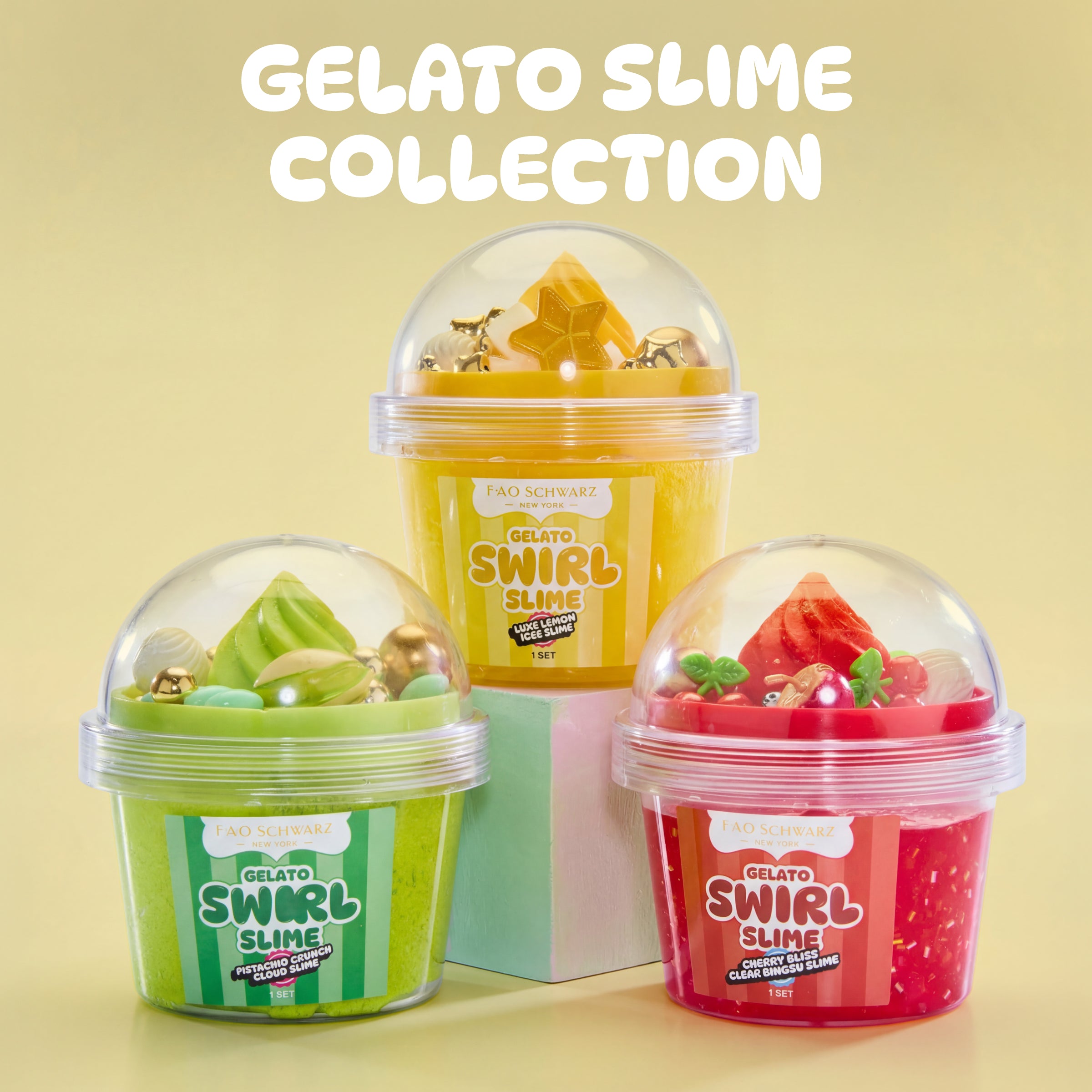 Gelato Swirl Slime – Luxe Lemon Icee Slime