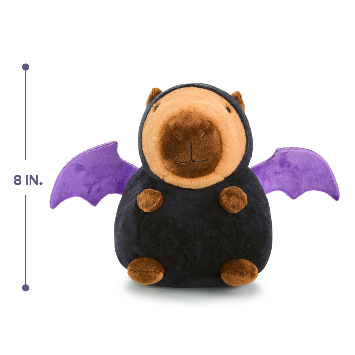 Capy Halloween 8” Capybara Bat Plush