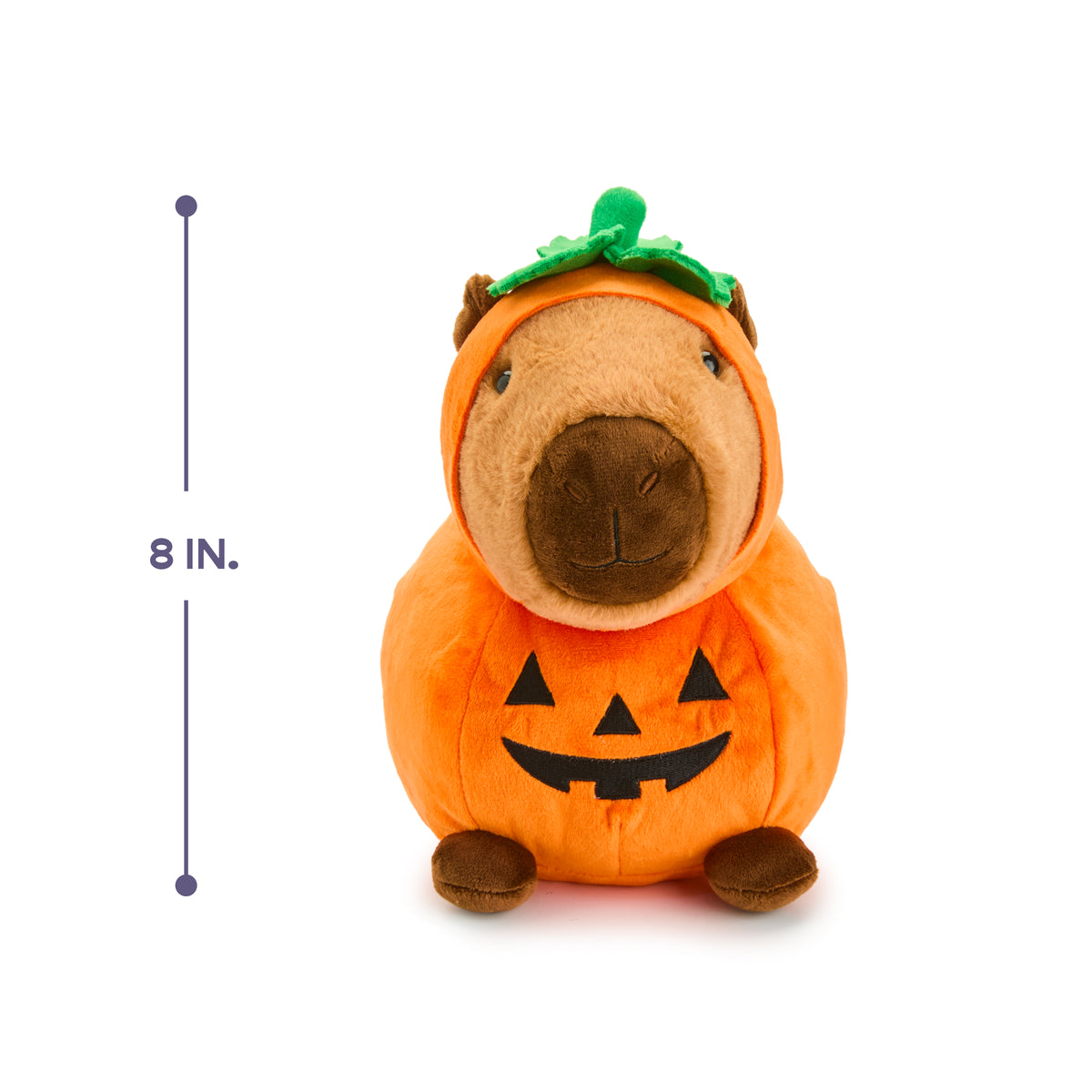 Capy Halloween 8” Capybara Pumpkin Plush