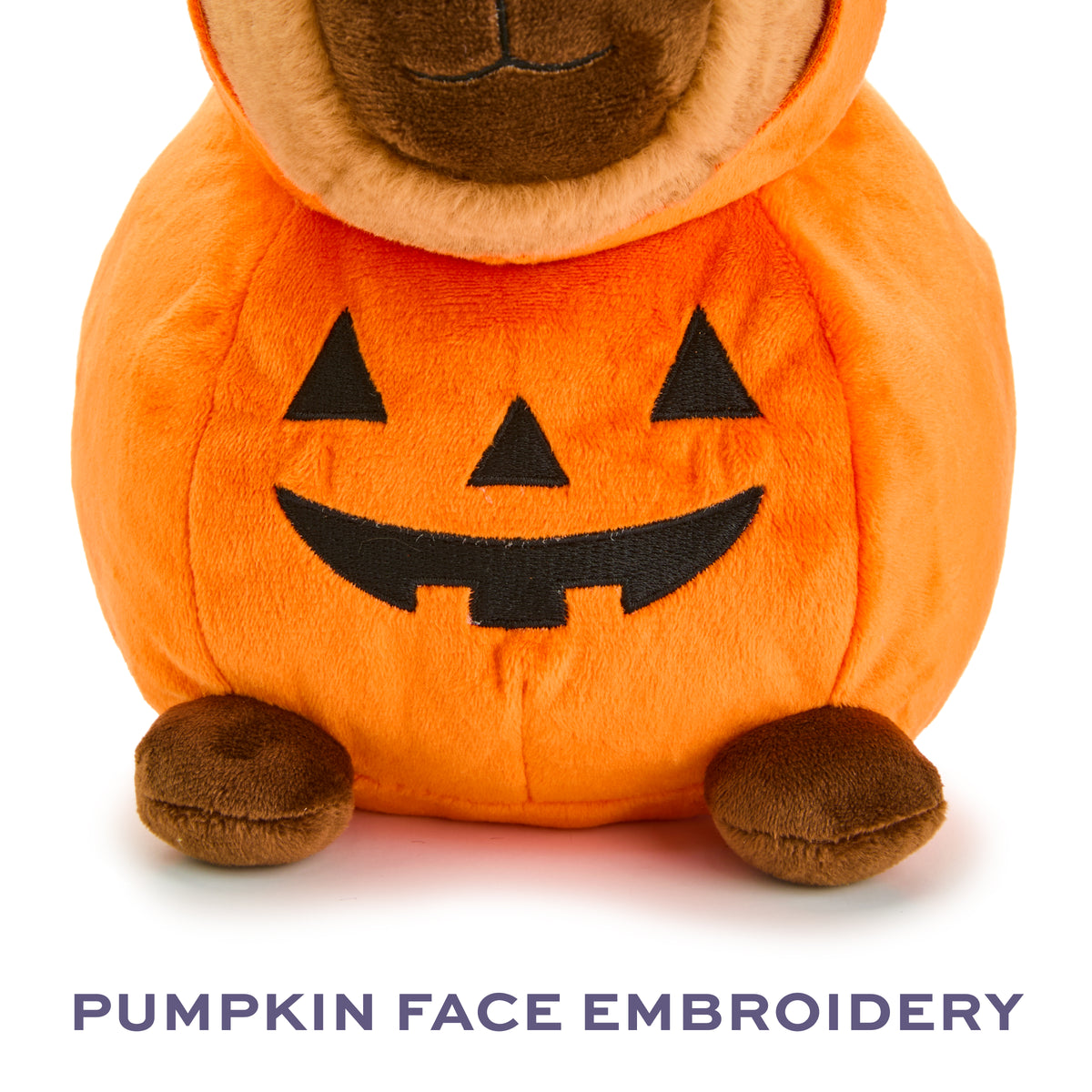Capy Halloween 8” Capybara Pumpkin Plush