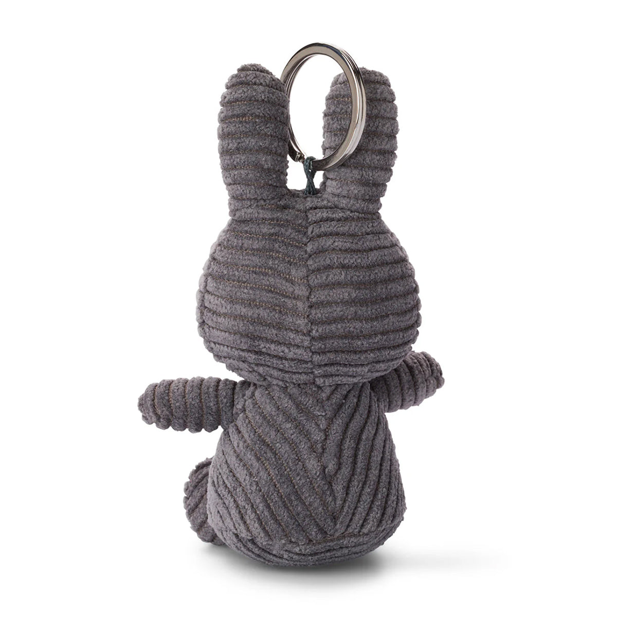 Miffy Corduroy Keychain Grey - 4"